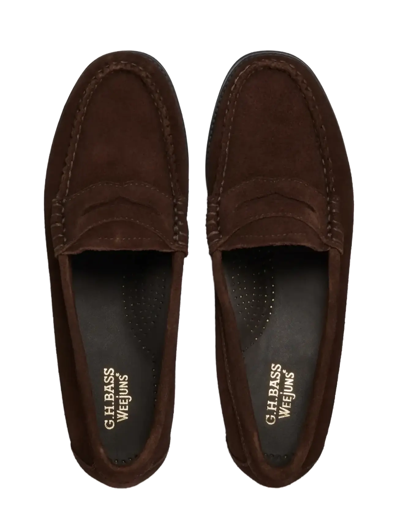 G.H. BASS - GH EASY WEEJUN PENNY SUEDE - moetrendid - chocolate suede - 3