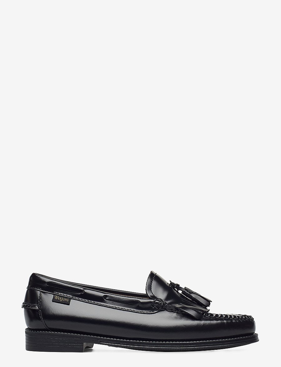 G.H. BASS - GH WEEJUN II WMN ESTHER KILTIE - mode trends - black lthr - 1
