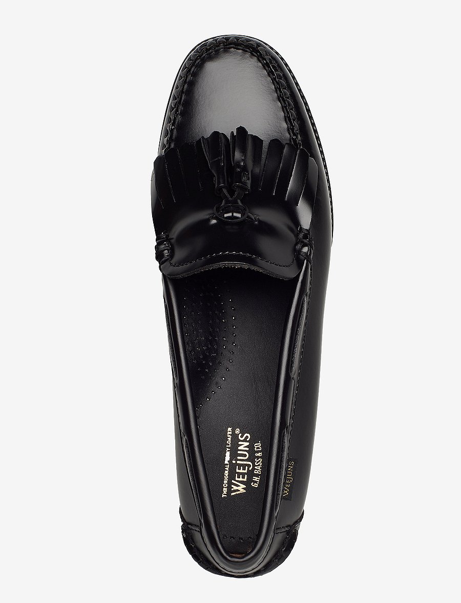 G.H. BASS - GH WEEJUN II WMN ESTHER KILTIE - mode trends - black lthr - 3