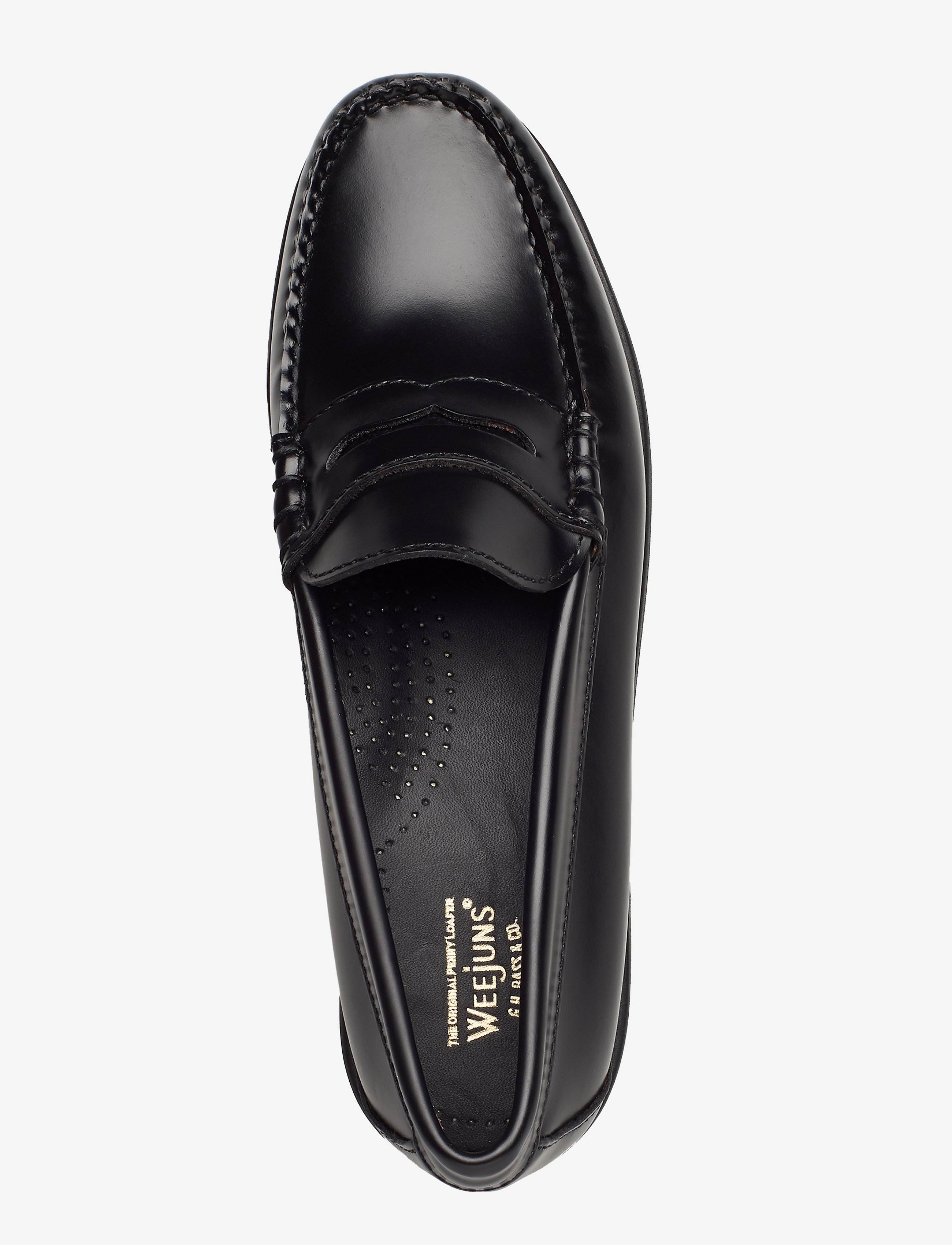 G.H. BASS - GH WEEJUNS 90S PENNY - mode trends - black lthr - 3