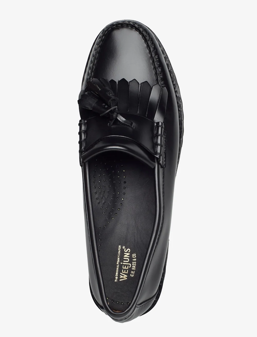 G.H. BASS - GH WEEJUN 90 ESTHER KILTIE - særlige begivenheder - black lthr - 3