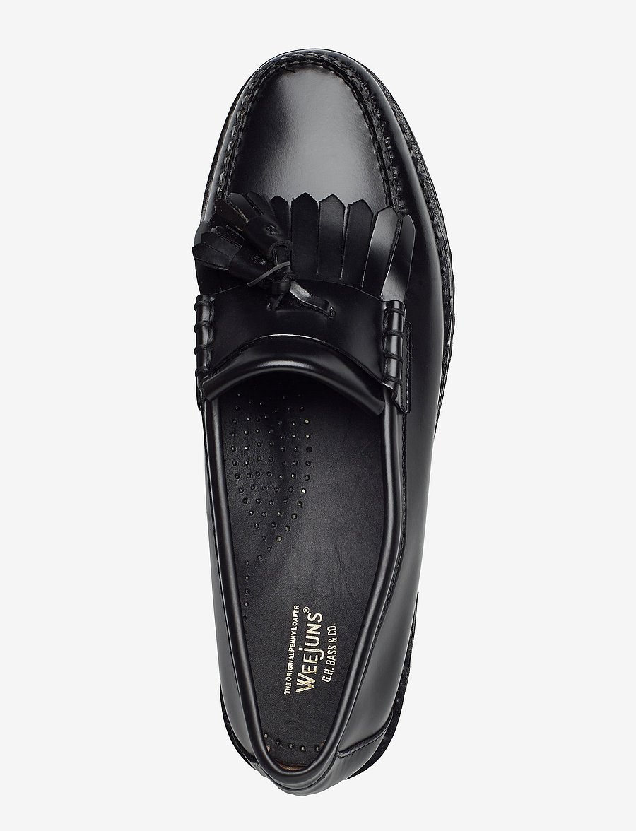 G.H. BASS - GH WEEJUN 90 ESTHER KILTIE - modetrends - black lthr - 3