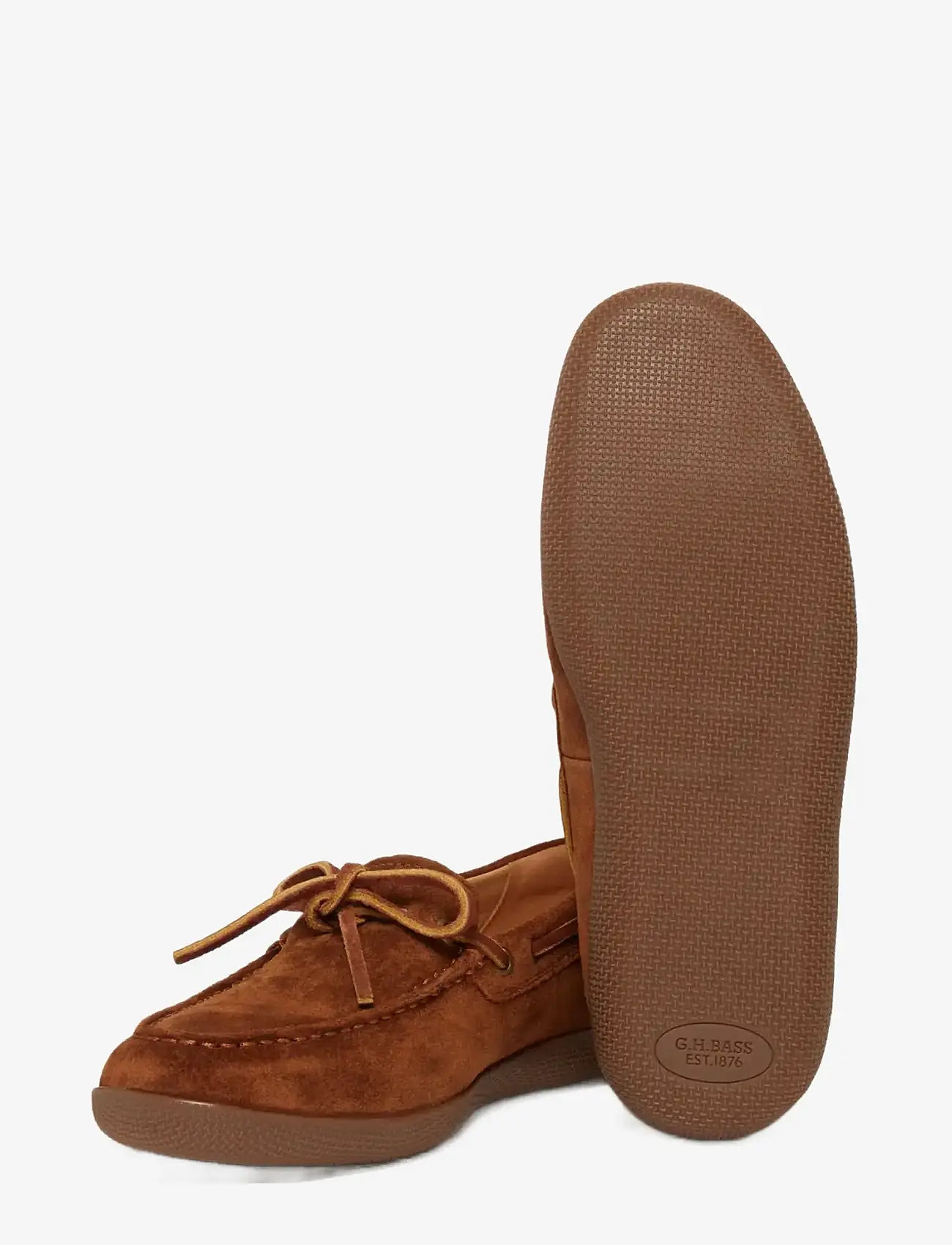 G.H. BASS - GH WILTON DRIVER DECKER - purjekingad - mid brown suede - 2