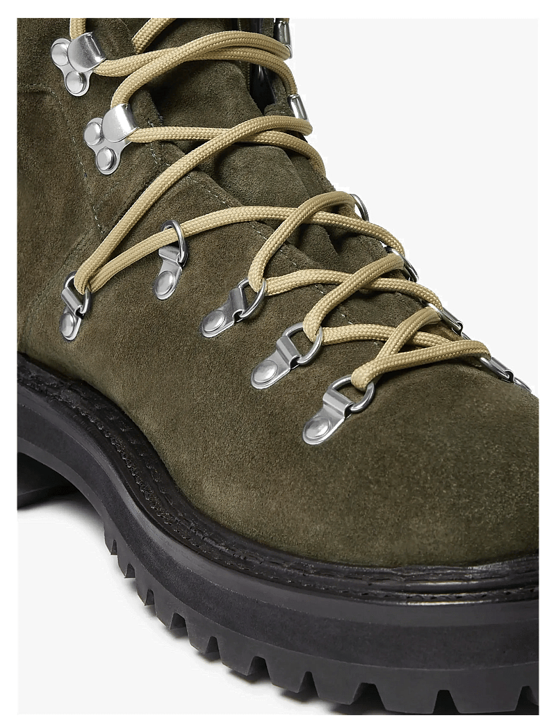 G.H. BASS - GH MASON ALPINE - støvler med snøre - combat suede - 3