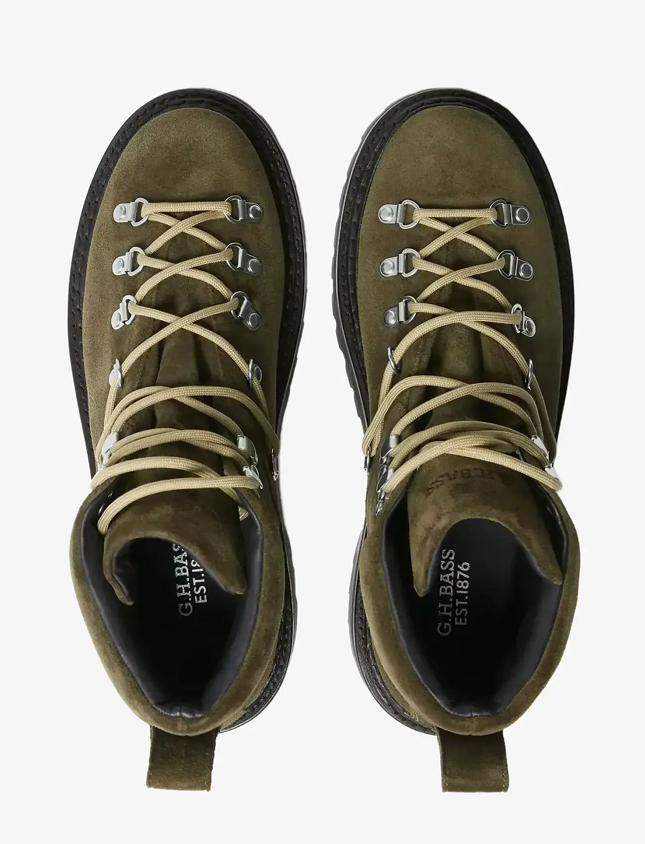 G.H. BASS - GH MASON ALPINE - støvler med snøre - combat suede - 4