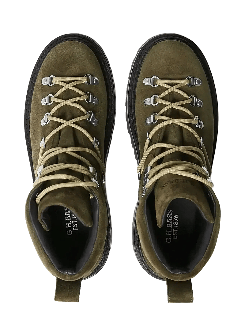 G.H. BASS - GH MASON ALPINE - støvler med snøre - combat suede - 4