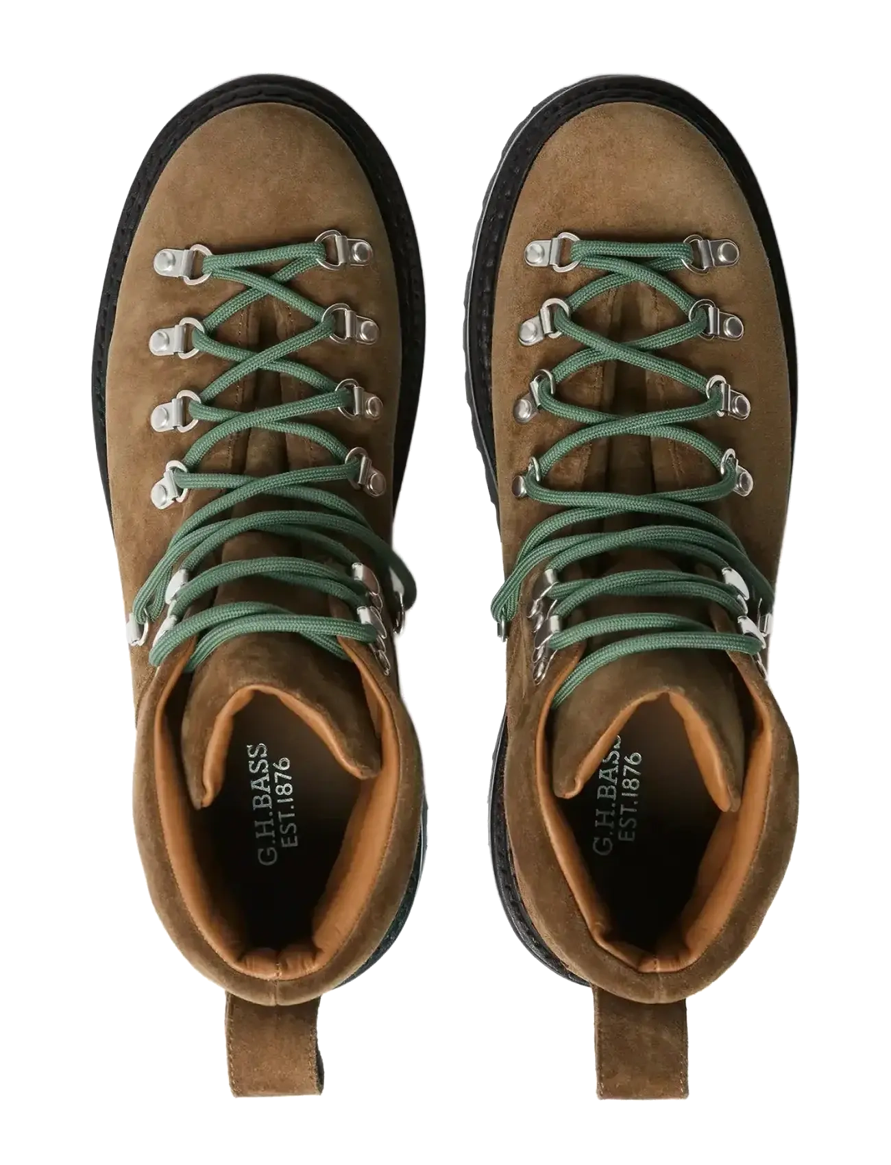 G.H. BASS - GH MASON ALPINE - laced boots - mid brown suede - 4