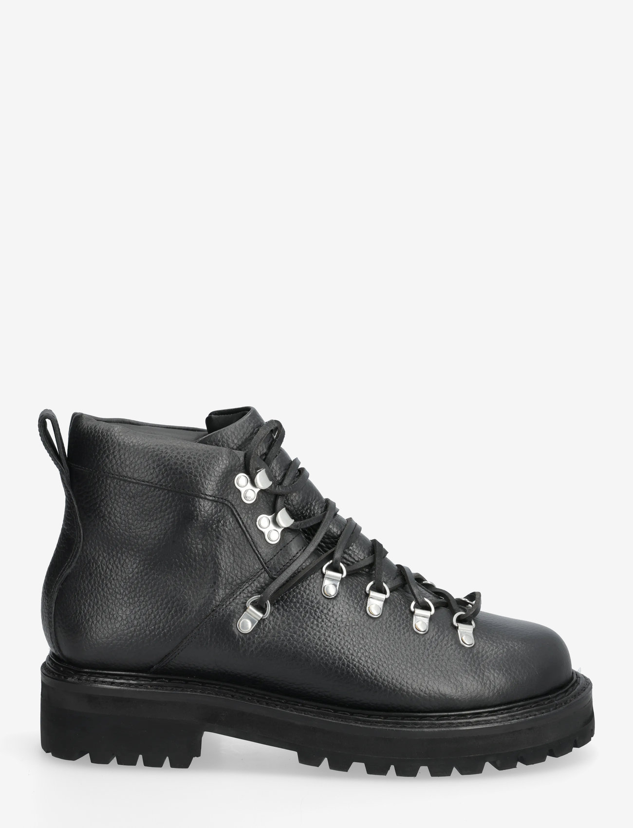 G.H. BASS - GH MASON ALPINE BOOT - laced boots - black textured lthr - 1