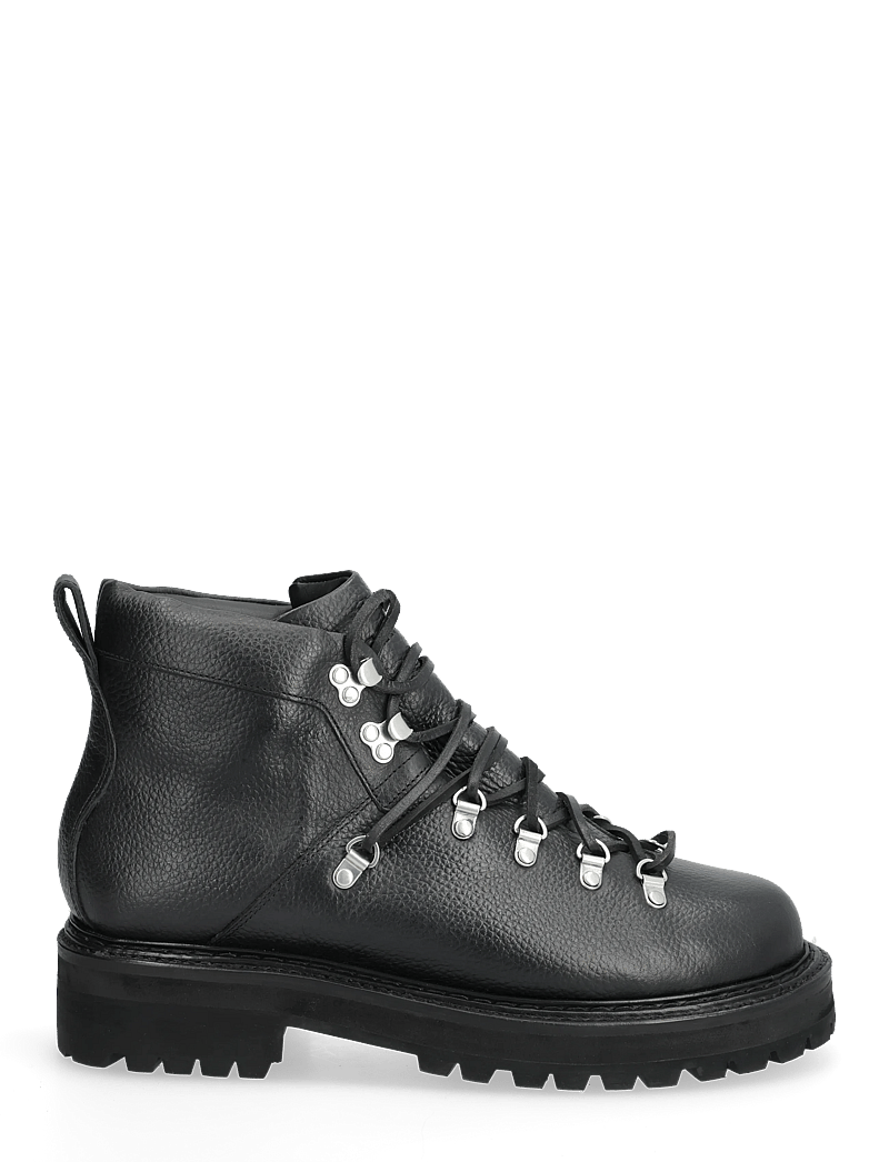 G.H. BASS - GH MASON ALPINE BOOT - schnürboots - black textured lthr - 1