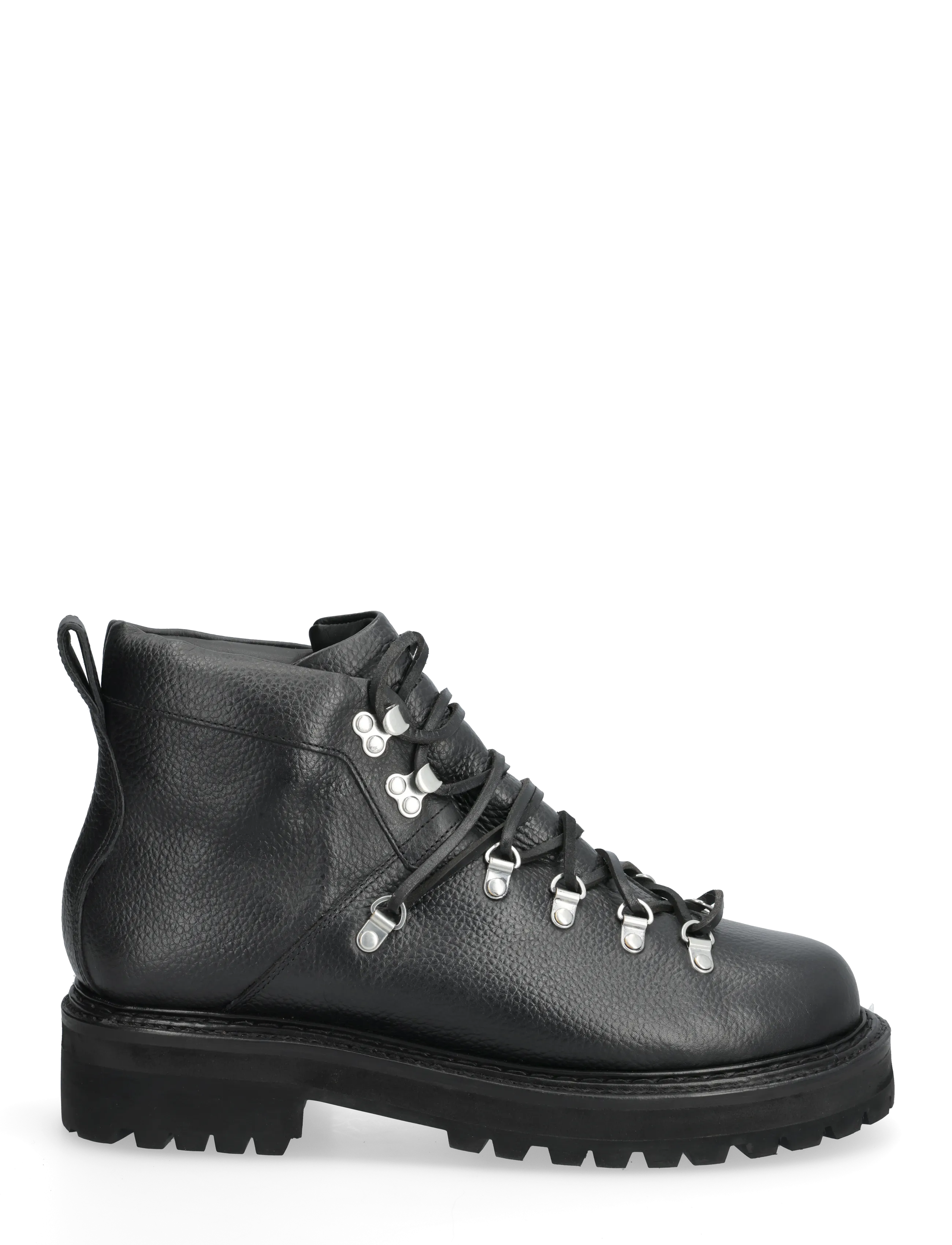 G.H. BASS - GH MASON ALPINE BOOT - lace ups - black textured lthr - 1