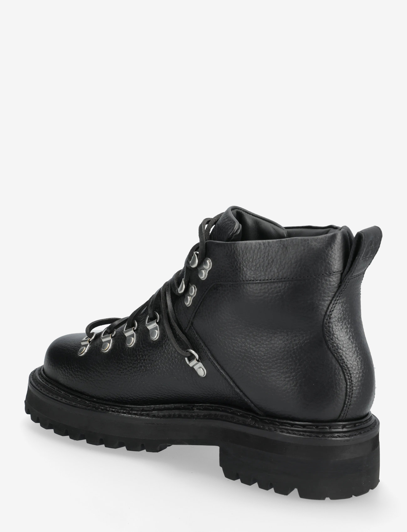 G.H. BASS - GH MASON ALPINE BOOT - laced boots - black textured lthr - 2