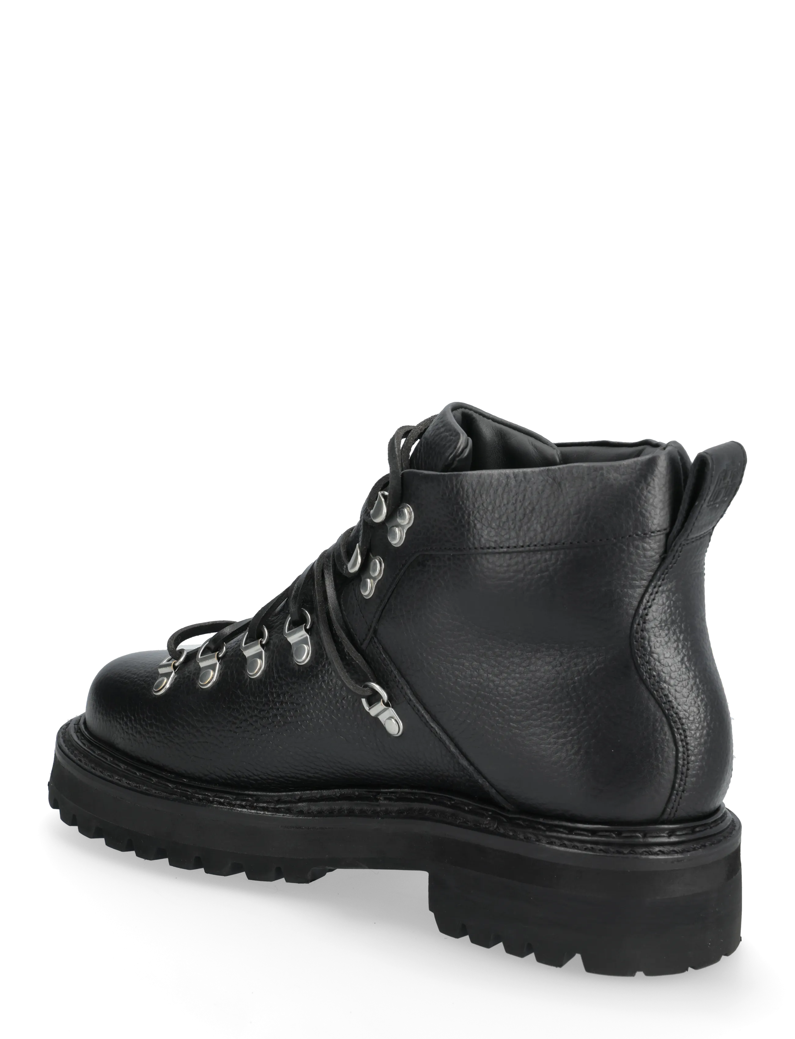 G.H. BASS - GH MASON ALPINE BOOT - lace ups - black textured lthr - 2