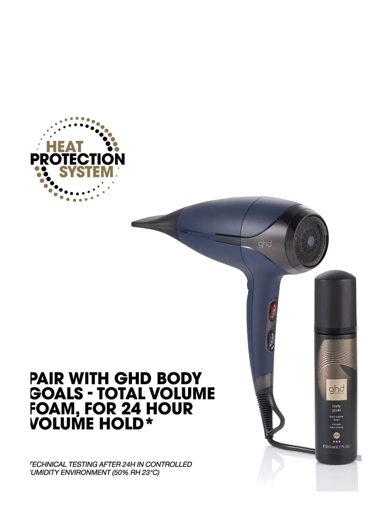 ghd - ghd Helios - Hair Dryer Navy - hårtørrere - navy blue - 5