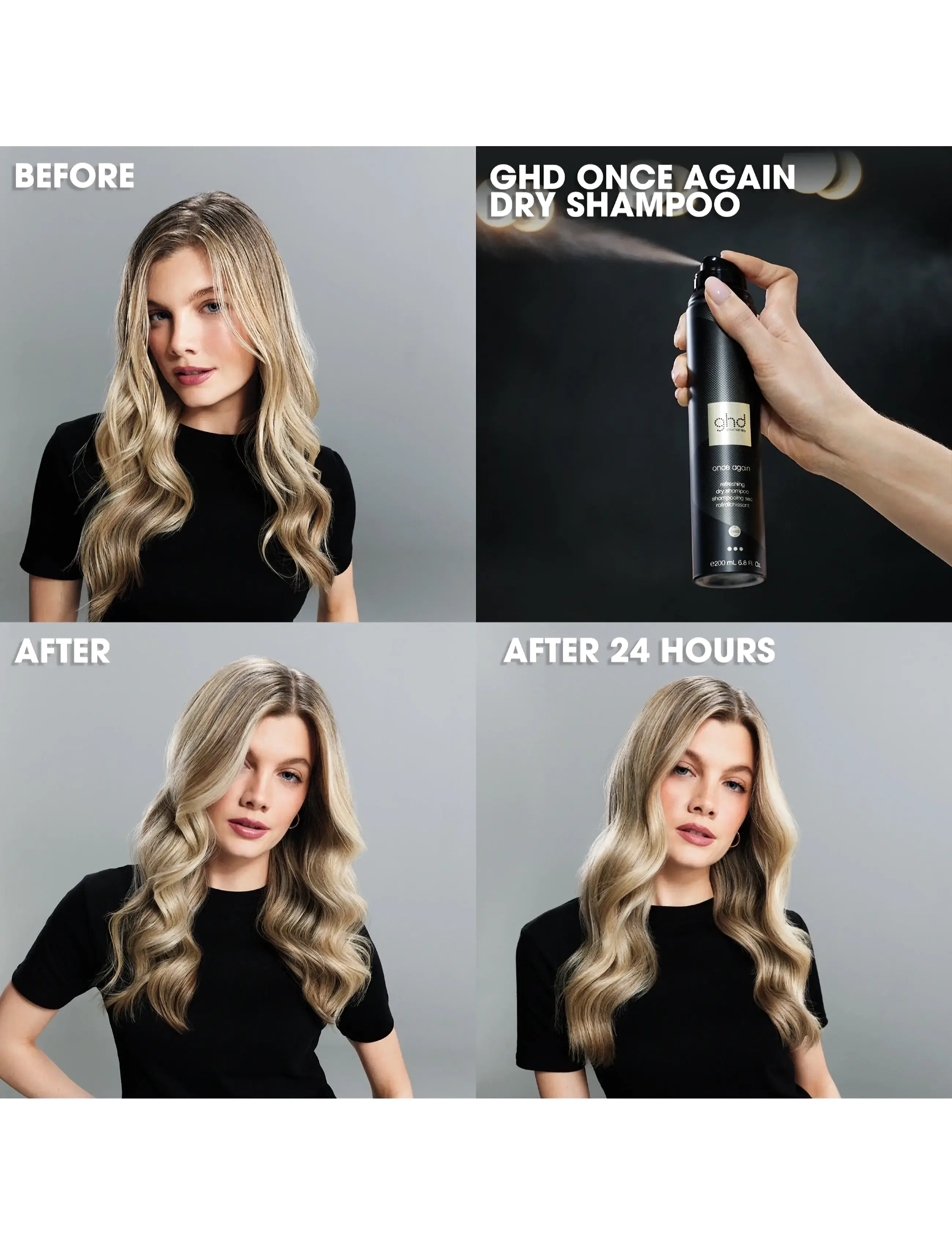 ghd - ghd Once Again - Lightweight Refresh Dry Shampoo 200ml - kuivšampoon - no color - 4