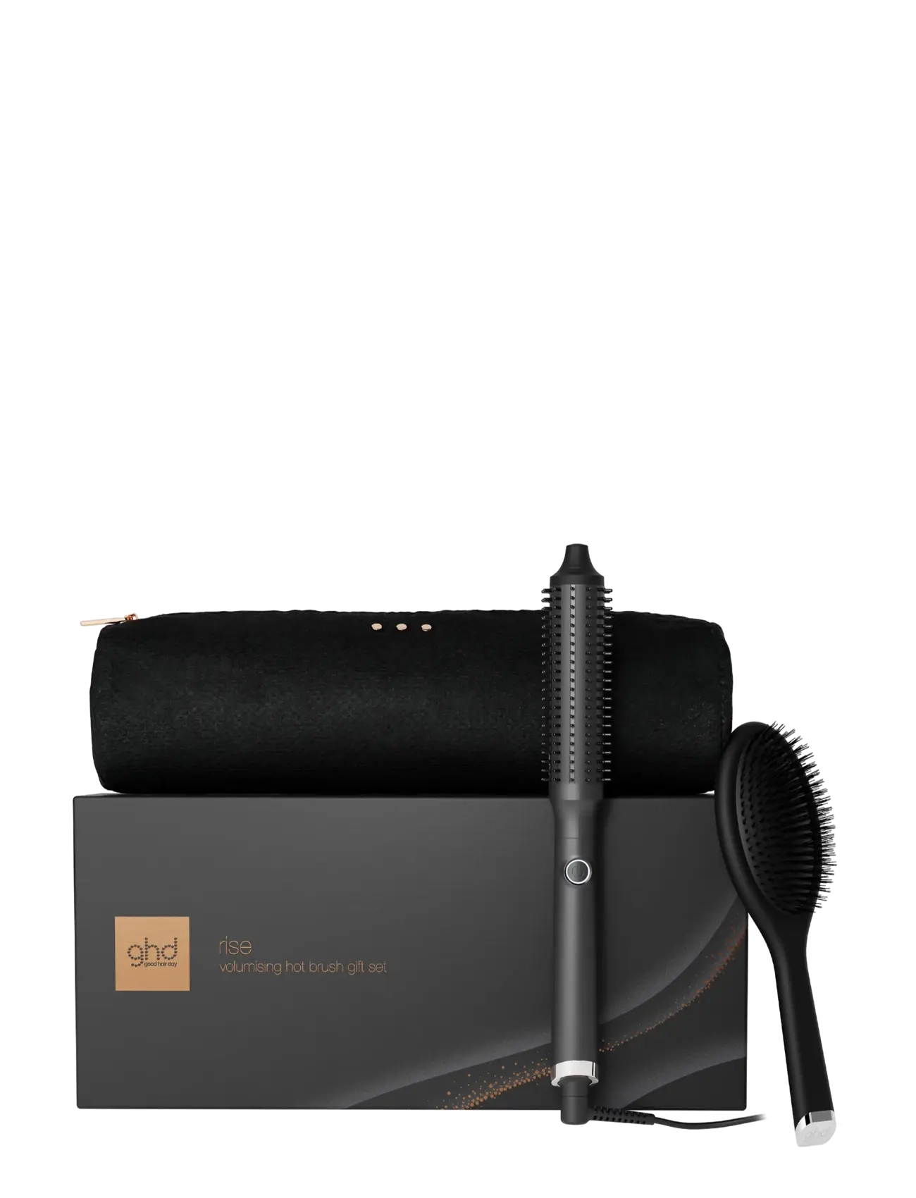 ghd ghd Rise Volumising Hot Brush - Festive Gift Set in Black - Hårborstar & kammar - NO COLOR / undefined