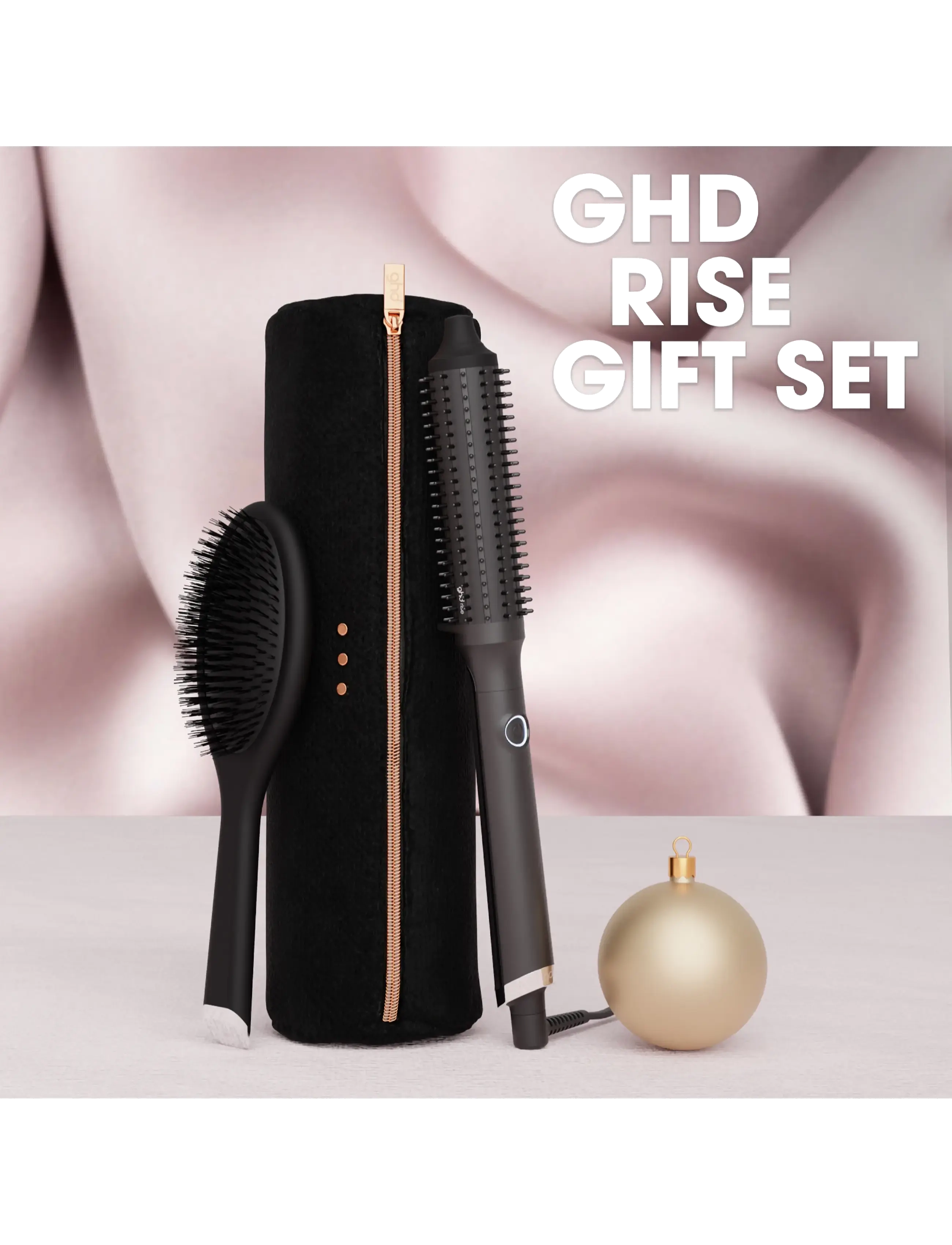 ghd - ghd Rise Volumising Hot Brush - Festive Gift Set in Black - gåvoset - no color - 2