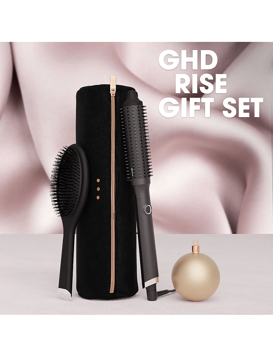 ghd - ghd Rise Volumising Hot Brush - Festive Gift Set in Black - no color - 2