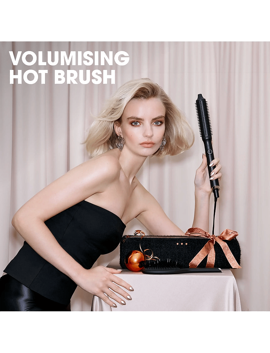 ghd - ghd Rise Volumising Hot Brush - Festive Gift Set in Black - no color - 3