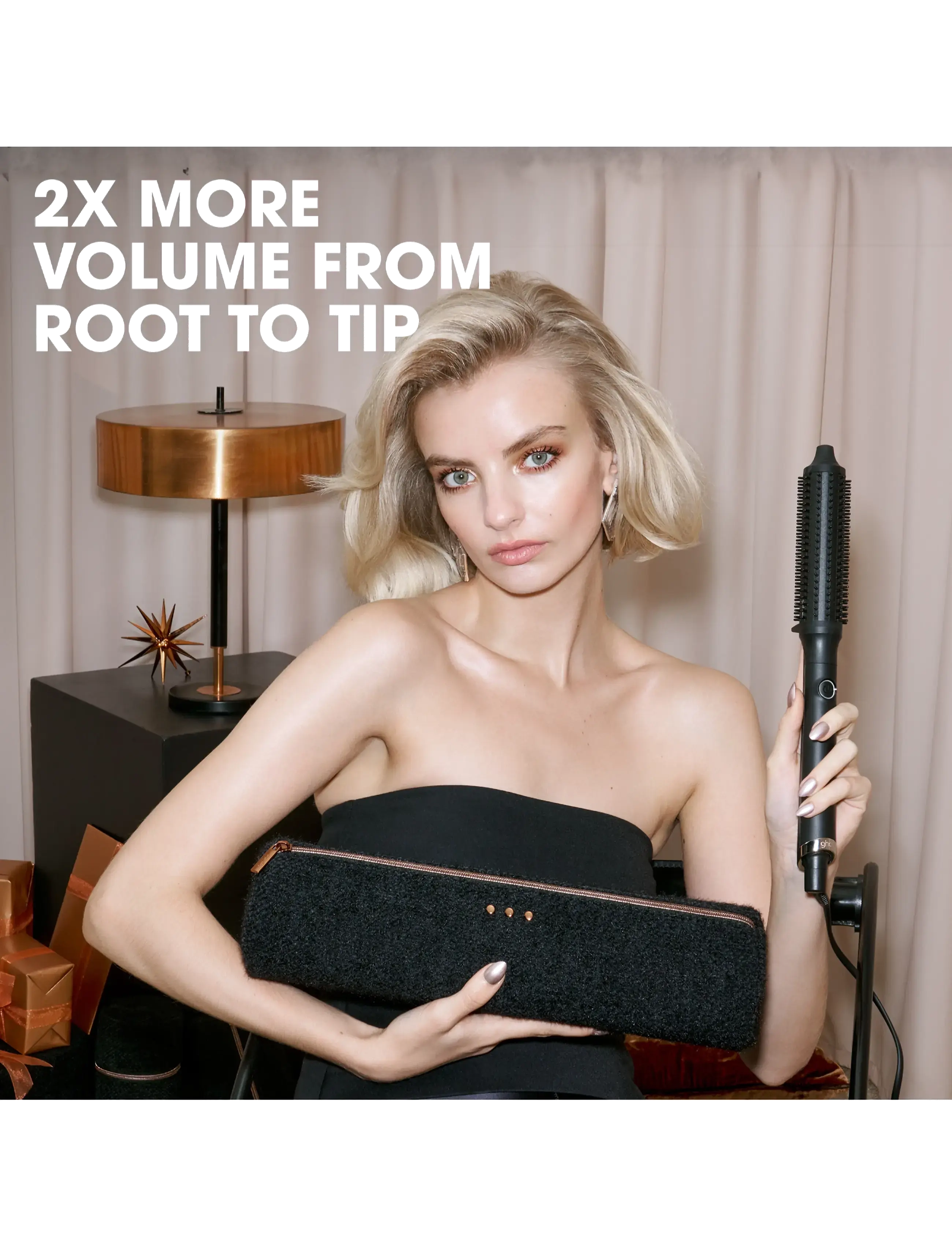 ghd - ghd Rise Volumising Hot Brush - Festive Gift Set in Black - gåvoset - no color - 4