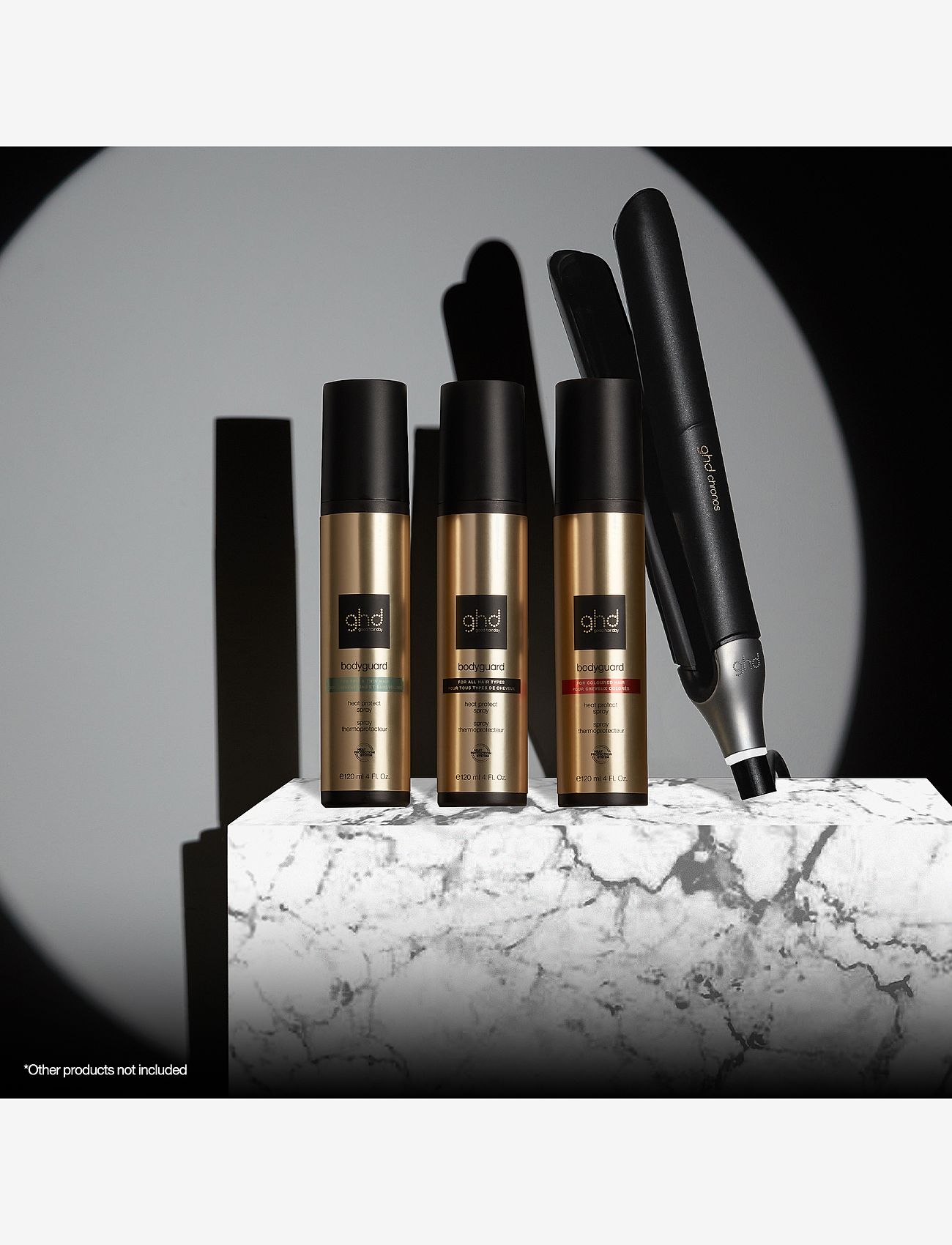 ghd - ghd Bodyguard - Heat Protect Spray 120ml - värmeskydd - no colour - 5