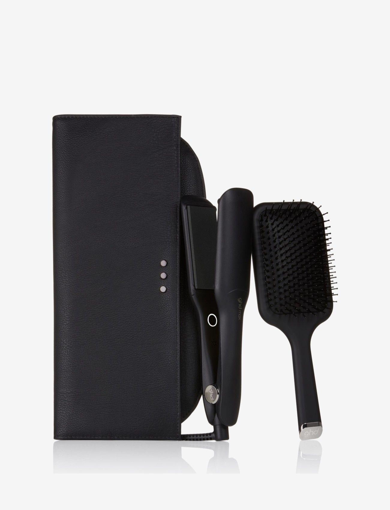 ghd - GHD MAX WIDE PLATE STYLER GIFT SET IN BLACK - clear - 1