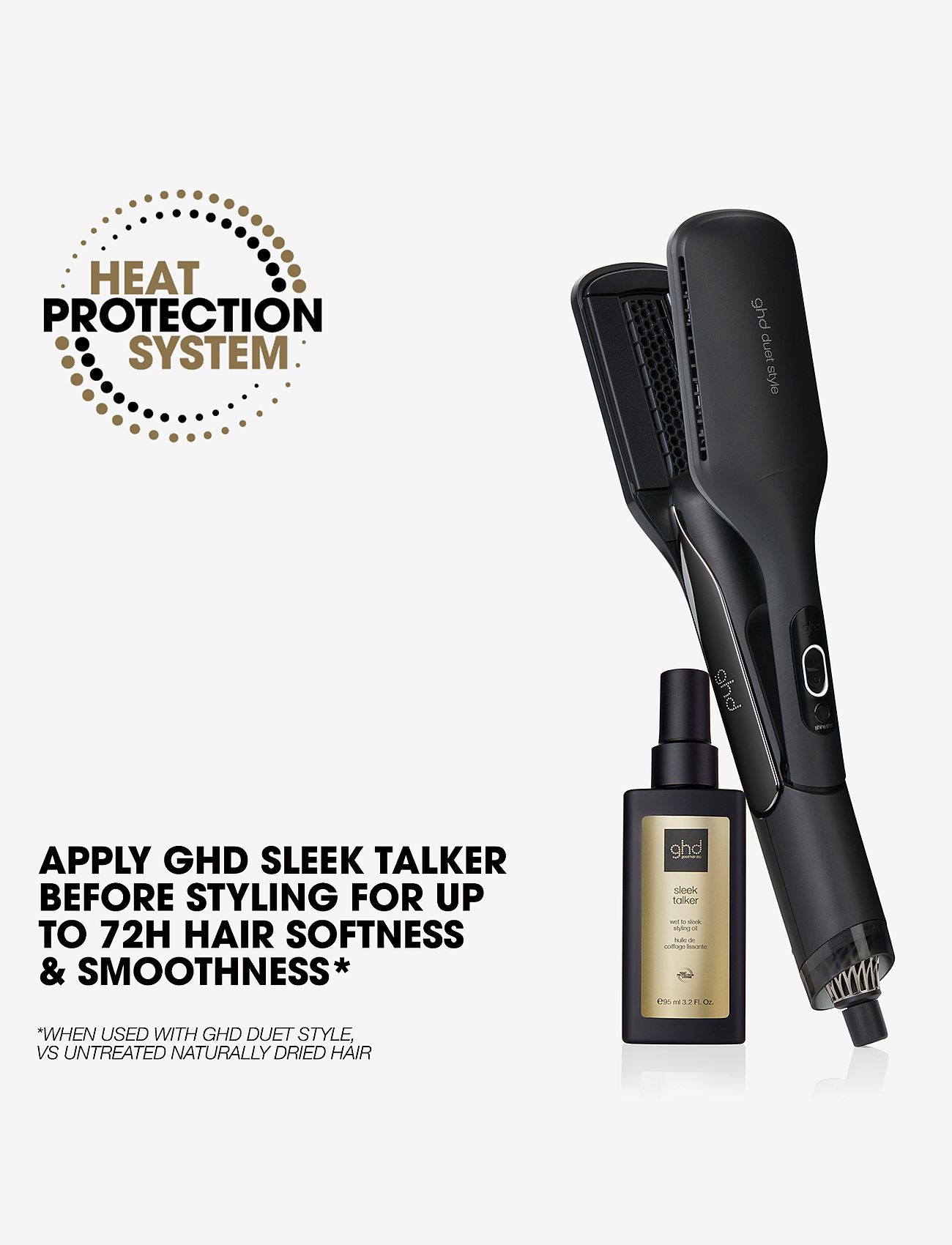 ghd - ghd Duet Style - 2-in-1 Hot Air Styler Black - glattejern - black - 4