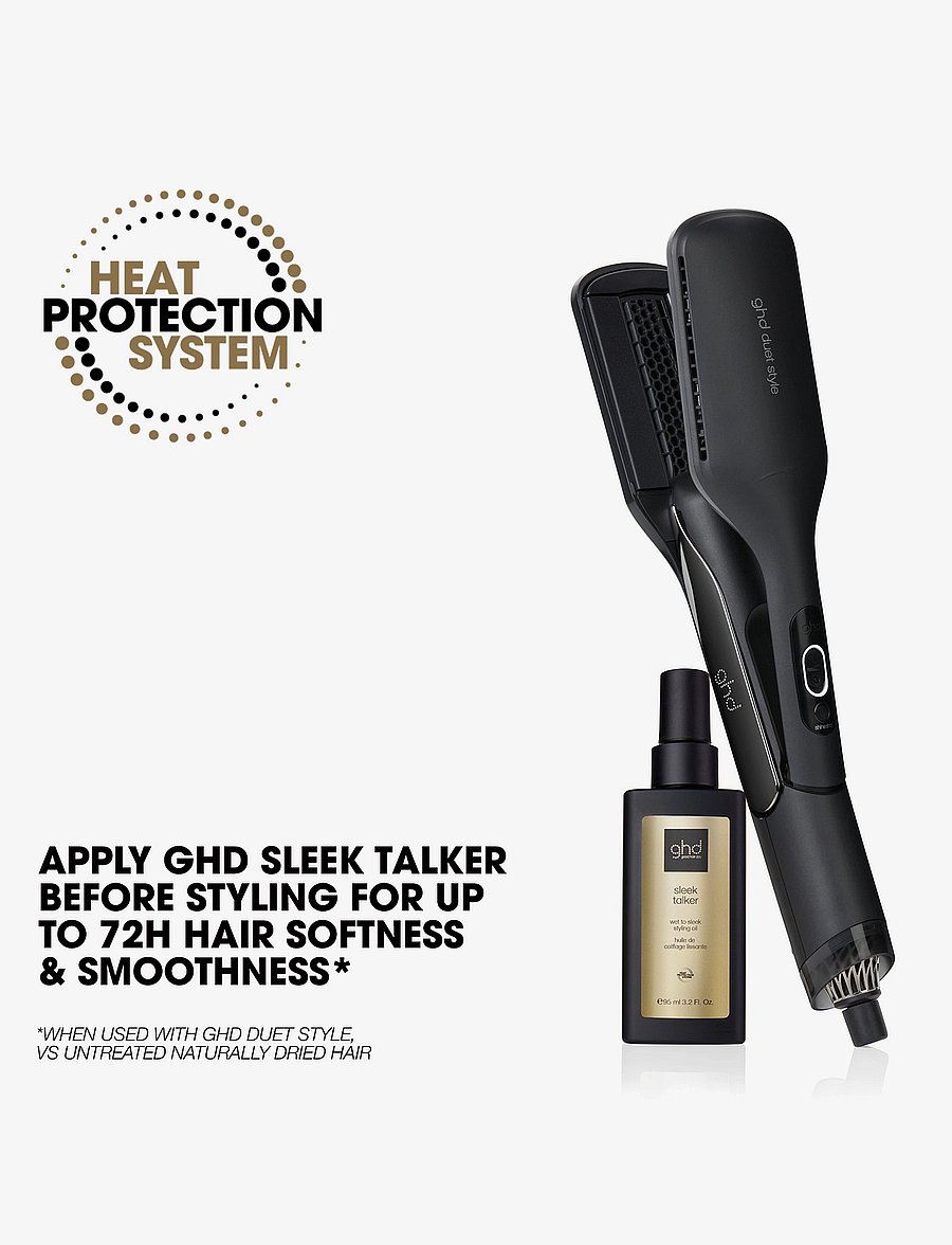 ghd - ghd Duet Style - 2-in-1 Hot Air Styler Black - plattång - black - 3