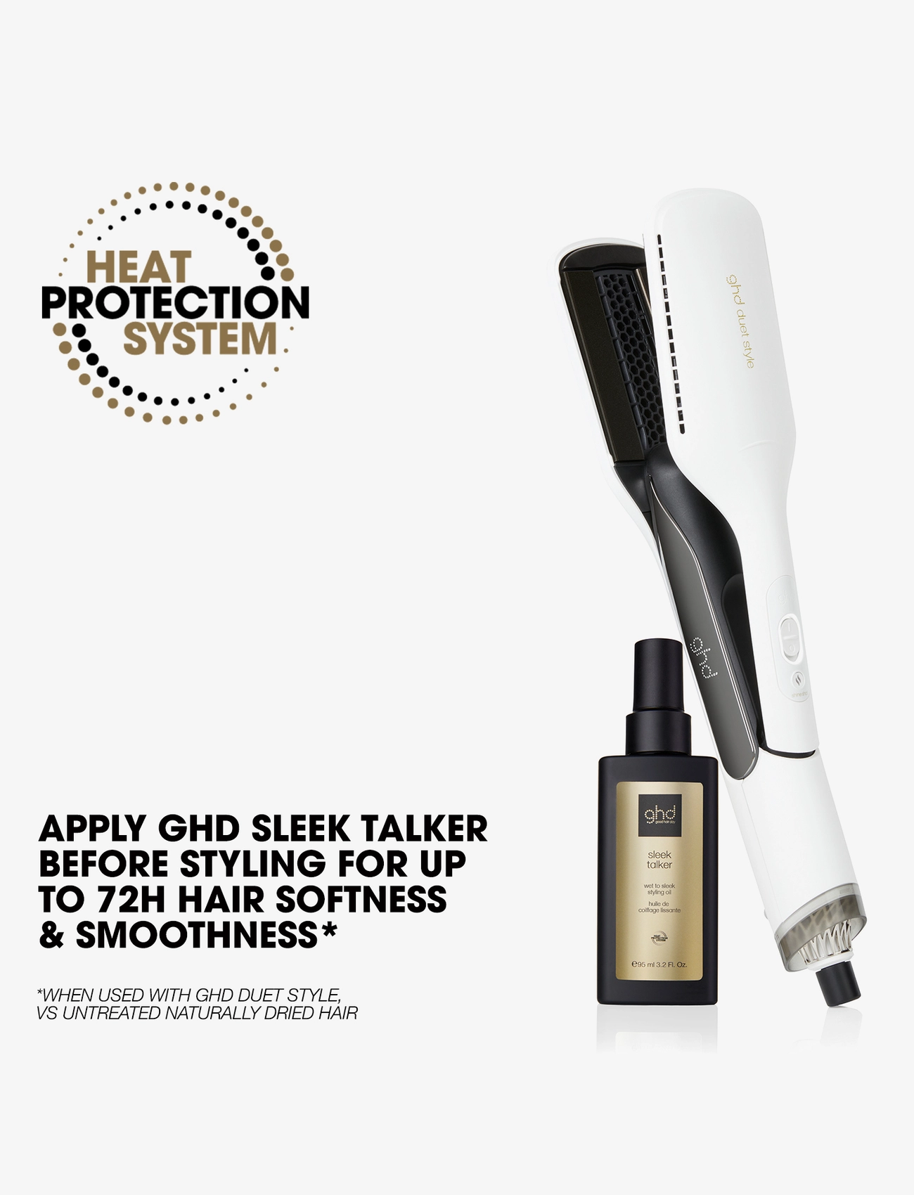 ghd - ghd Duet Style - 2-in-1 Hot Air Styler White - muotoiluvälineet - white - 4
