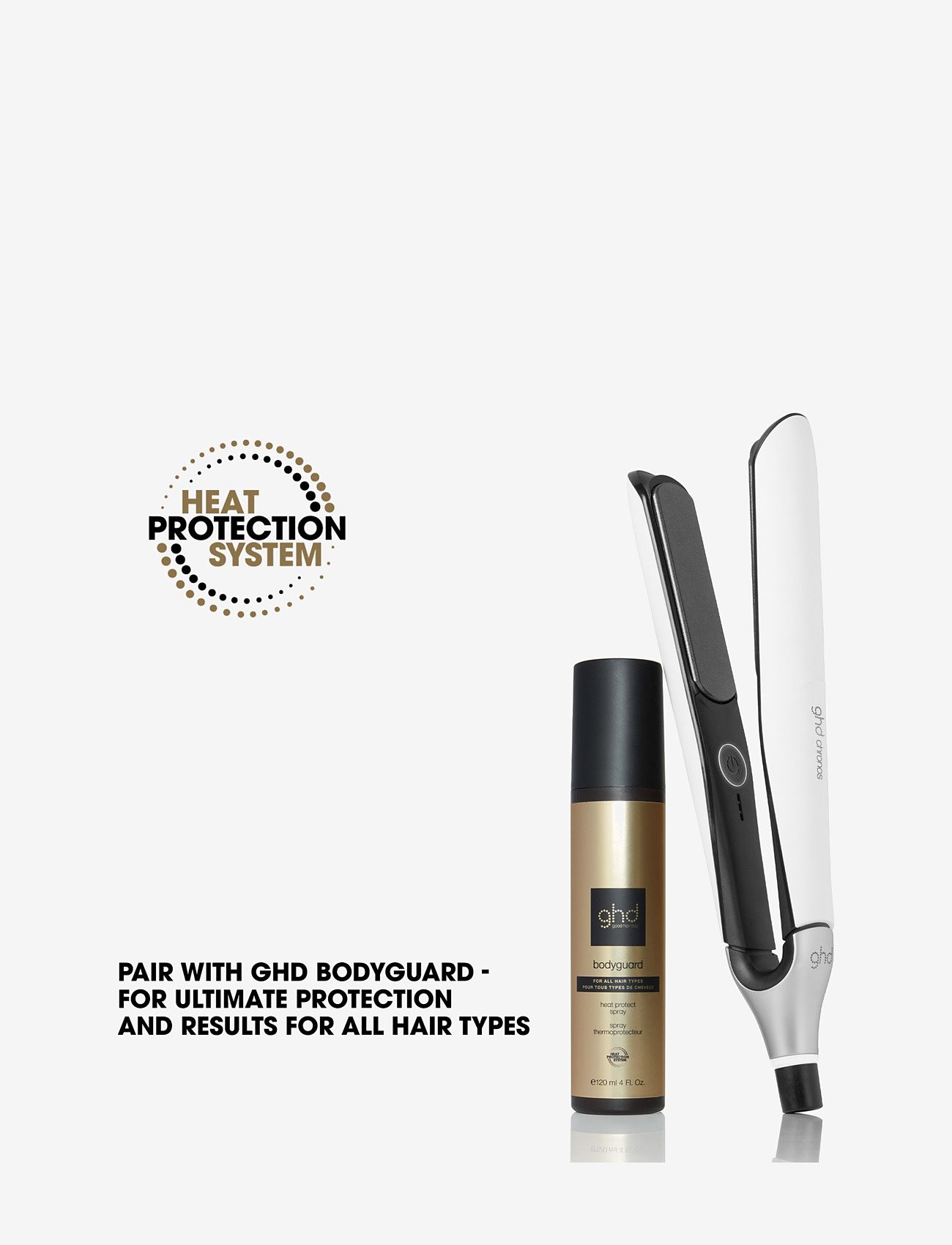 ghd - ghd Chronos - Hair Straightener White - plattång - white - 4