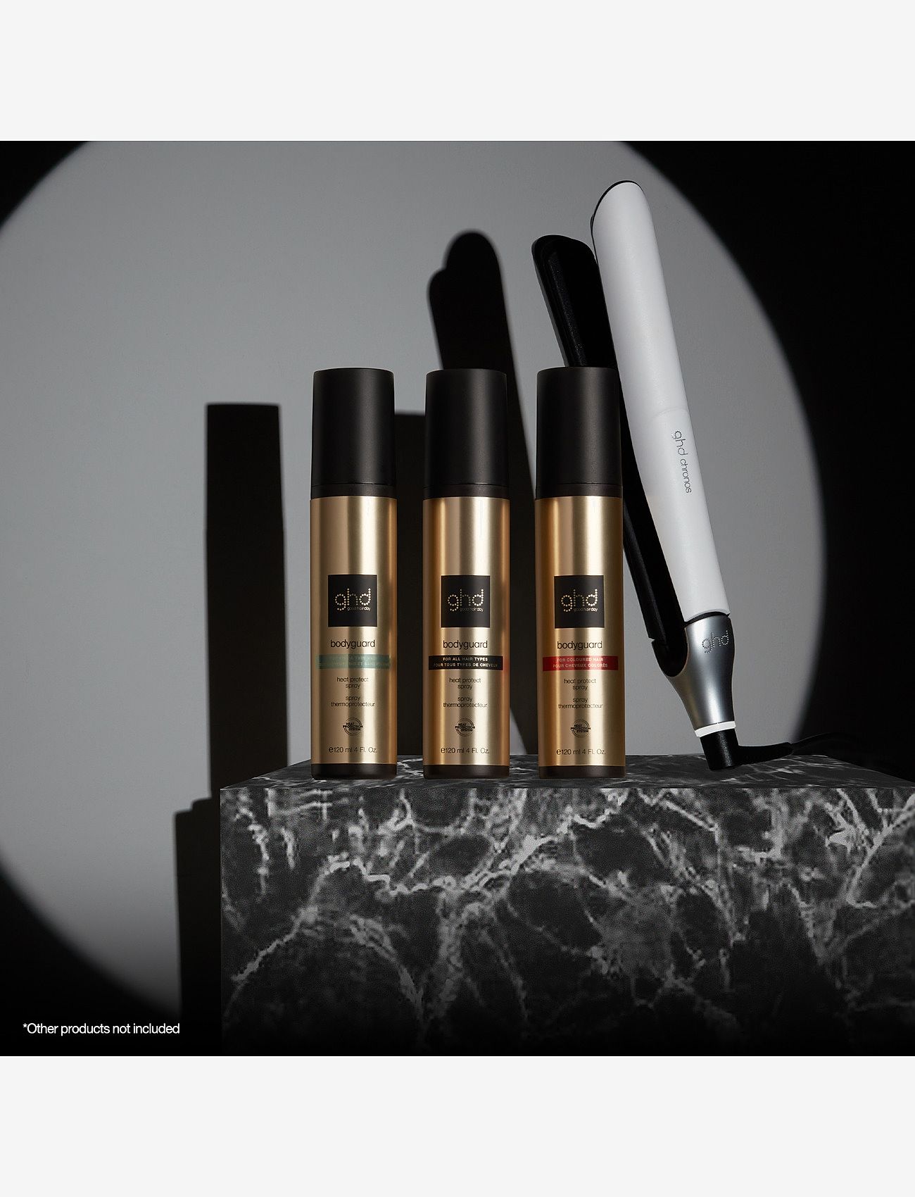 ghd - ghd Bodyguard - Heat Protect Spray For Coloured Hair 120ml - värmeskydd - n/a - 4