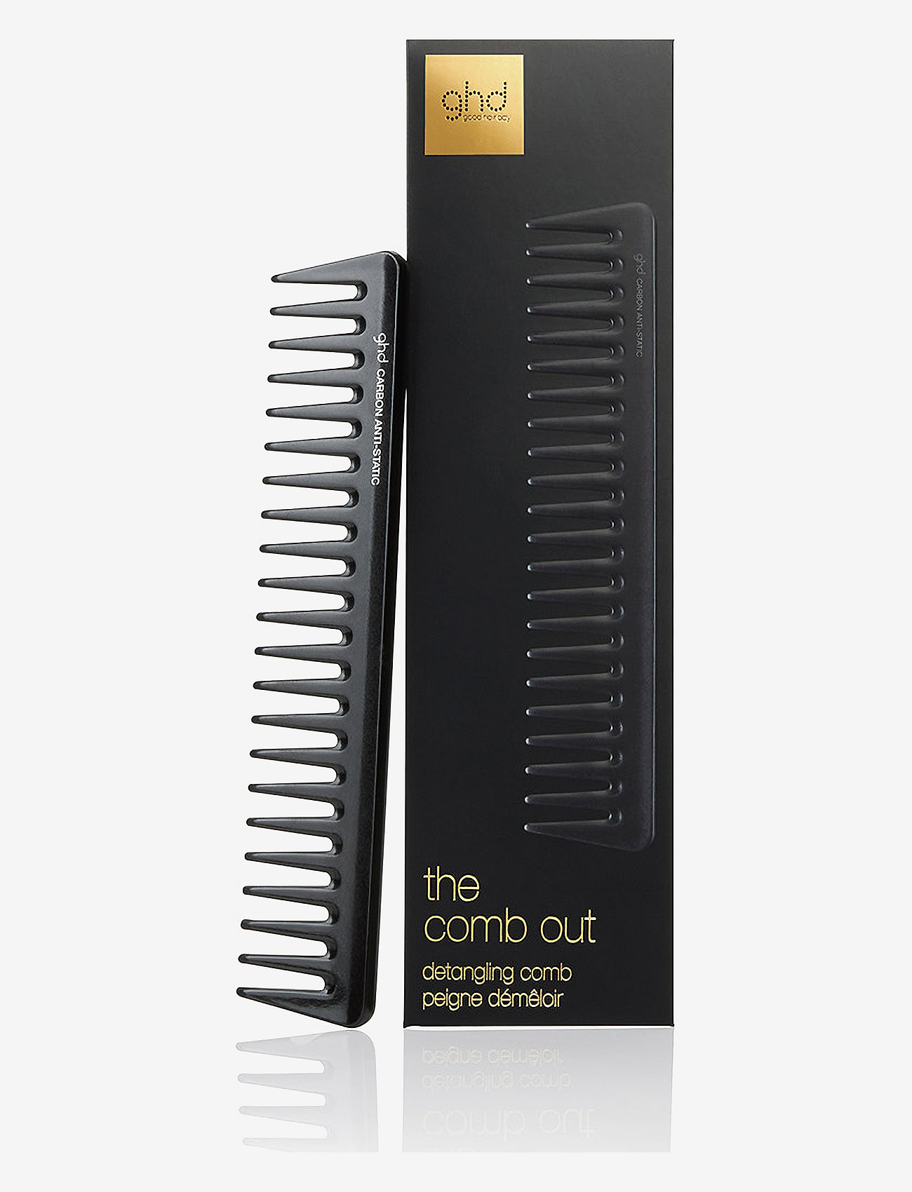 ghd - ghd The Comb Out Detangling Comb - combs - black - 0