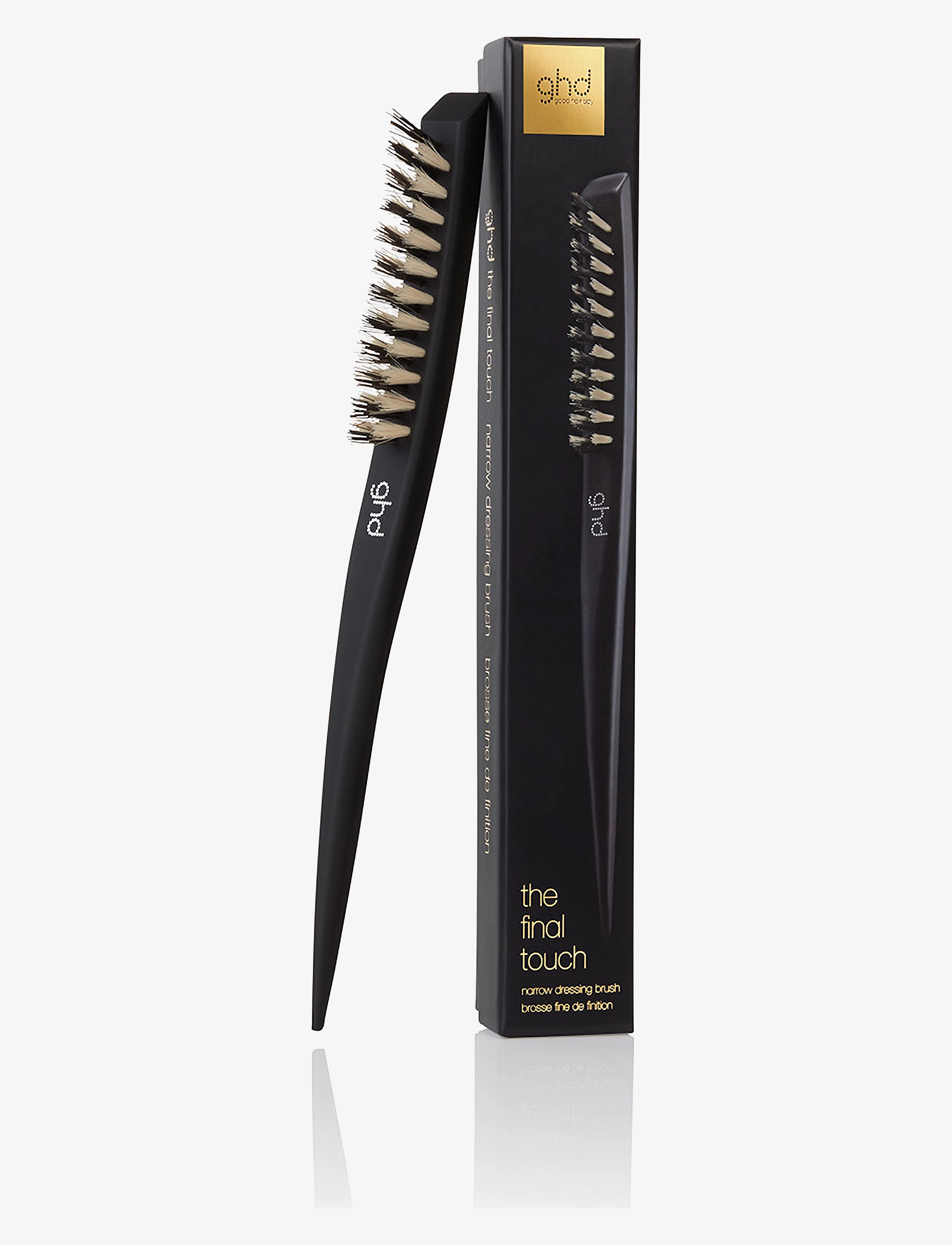 ghd Ghd The Final Touch Narrow Dressing Brush, One Size, Black, Styling > Kamme Og Børster, Herre