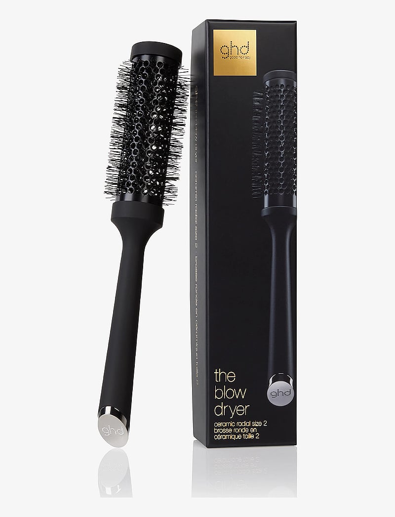 ghd - ghd The Blow Dryer Ceramic Brush 35mm, size 2 - Ümmargused harjad - black - 0