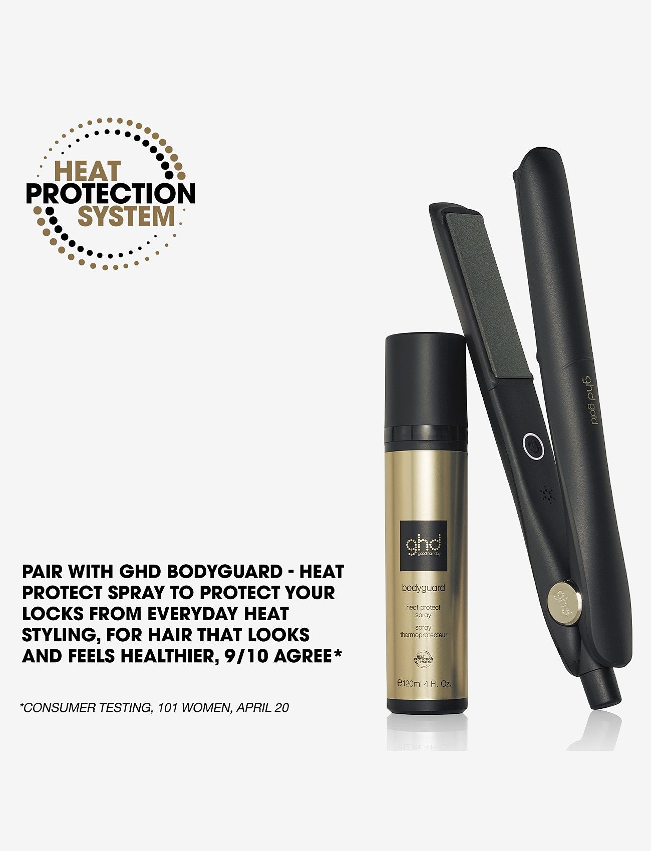 ghd - ghd Gold - Hair Straightener - plattång - black - 4