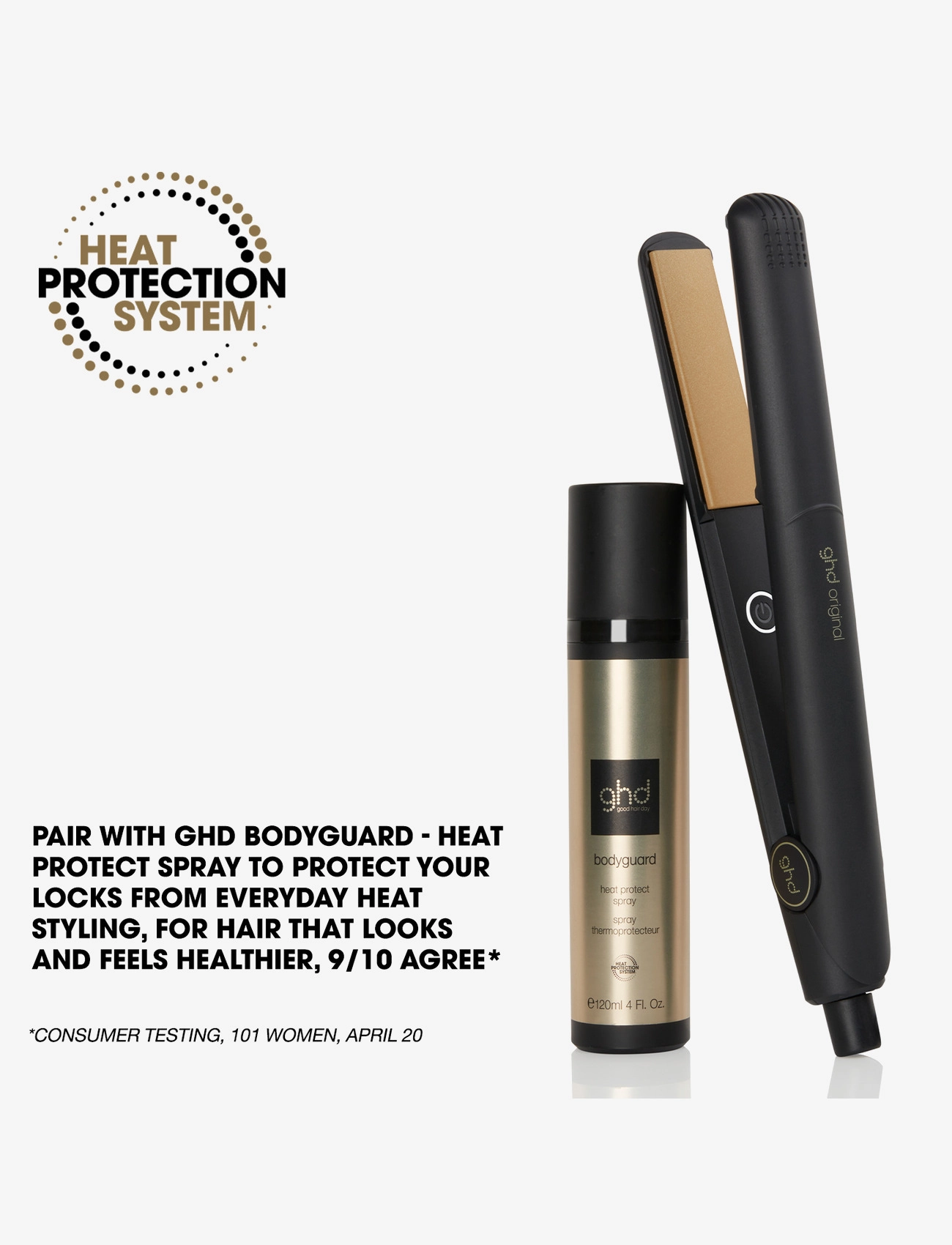 ghd - ghd Original - Hair Straightener - glattejern - black - 4