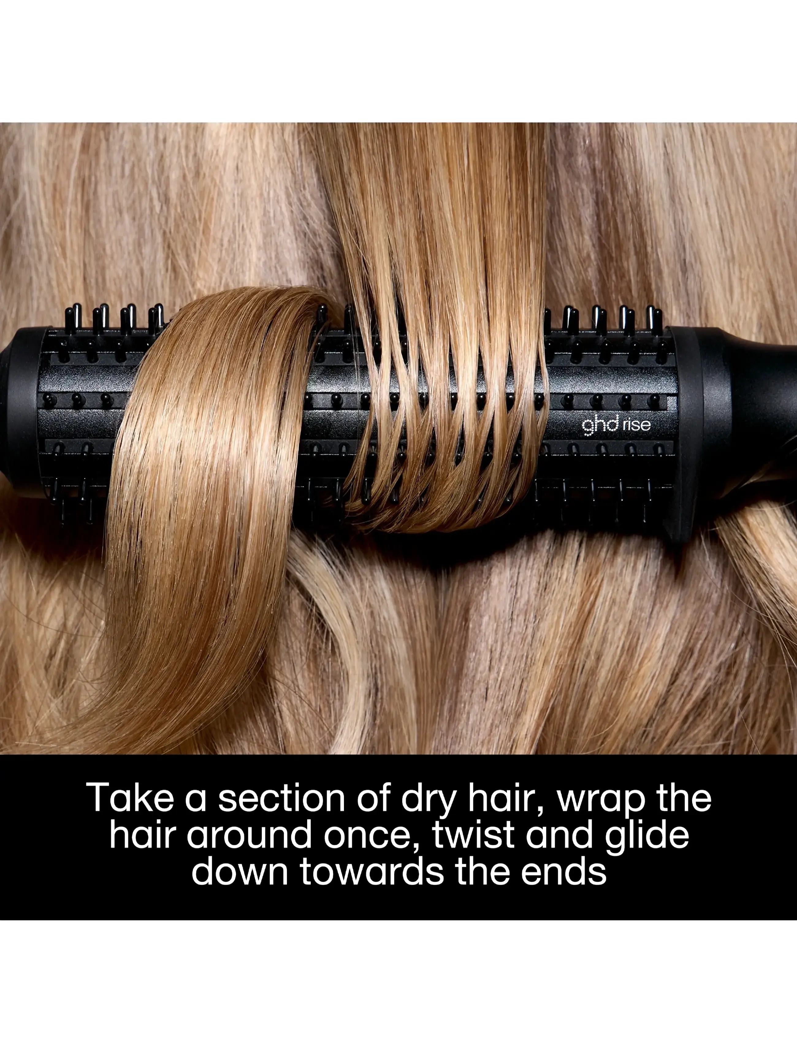 ghd - ghd Rise - Volumising Hot Brush - lämpöharjat - black - 4