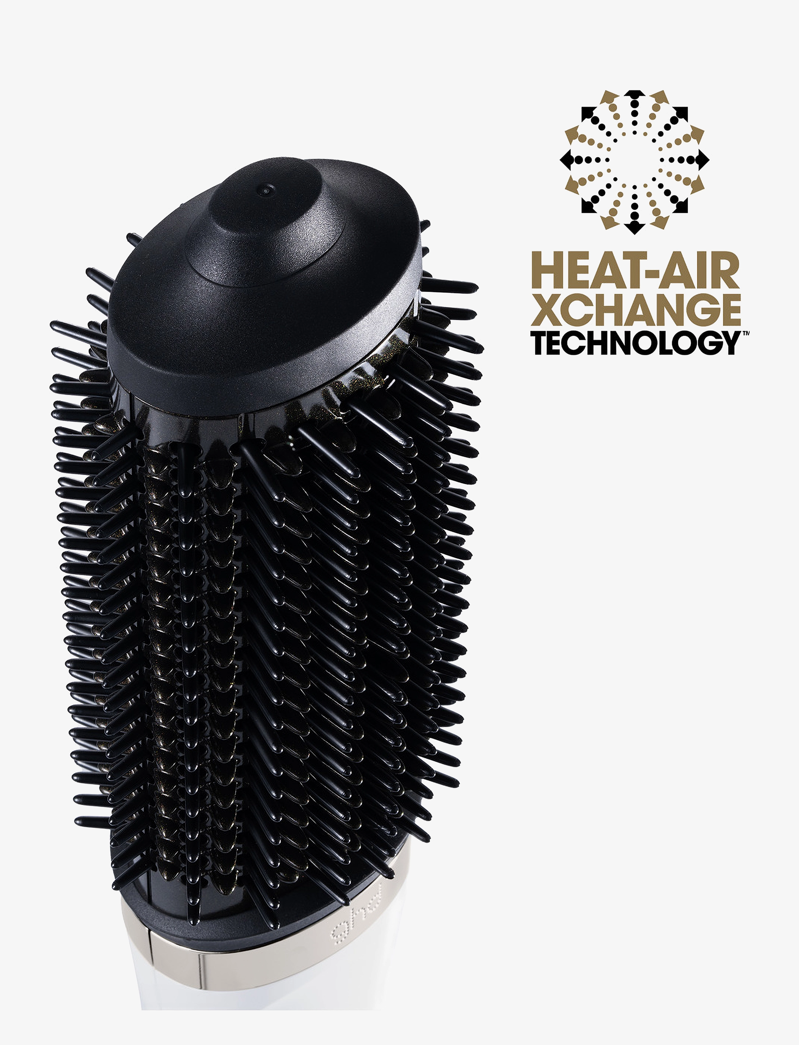 ghd - ghd Duet Blow Dry - 2-in-1 Hair Dryer Brush White - varmebørster - white - 5