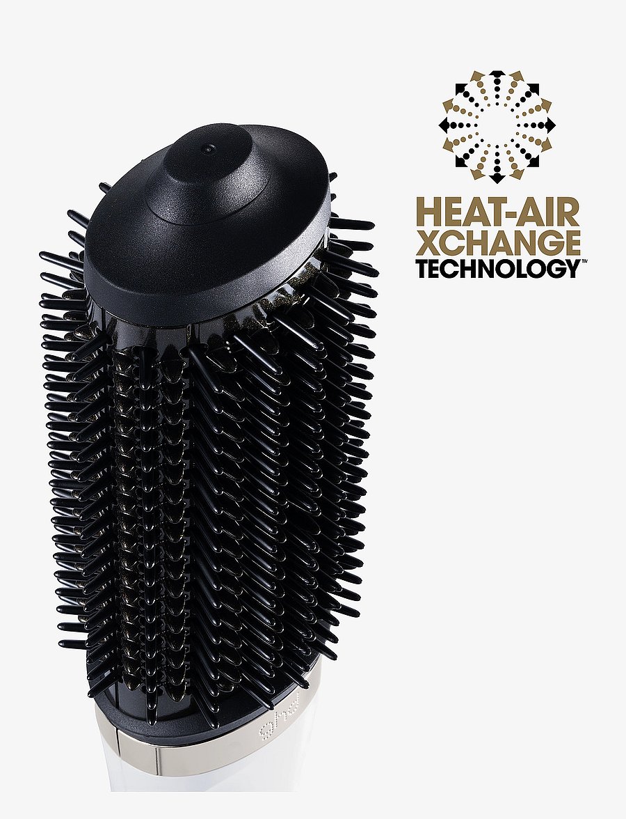 ghd - ghd Duet Blow Dry - 2-in-1 Hair Dryer Brush White - föönharjad - white - 5