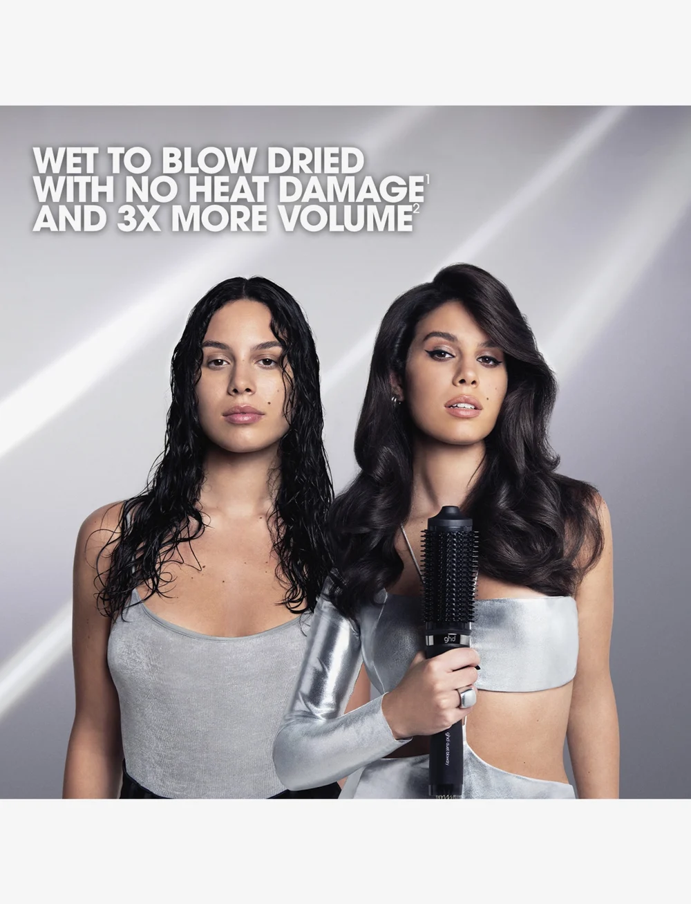 ghd - ghd Duet Blow Dry - 2-in-1 Hair Dryer Brush Black - föönharjad - black - 2