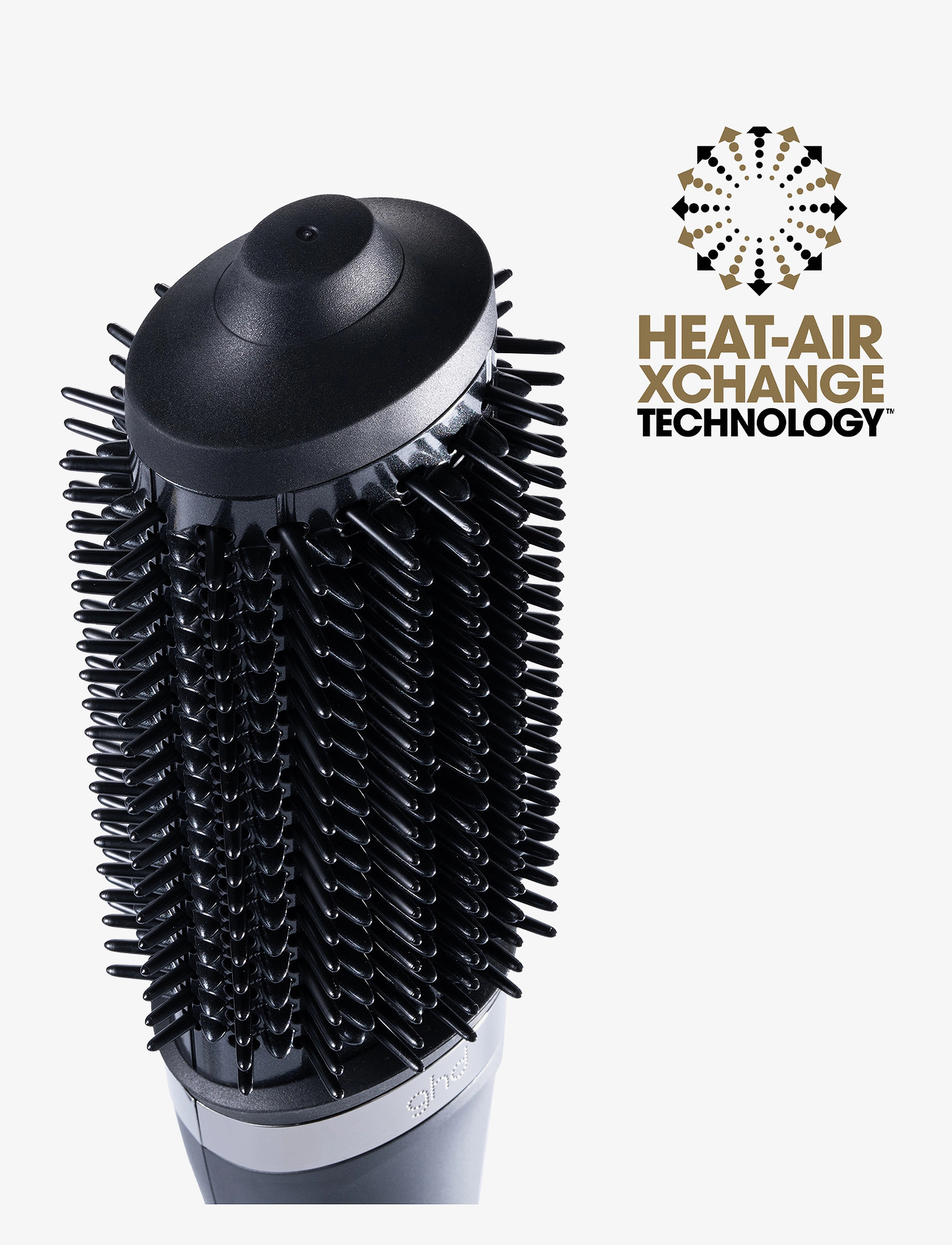 ghd - ghd Duet Blow Dry - 2-in-1 Hair Dryer Brush Black - varmebørster - black - 5