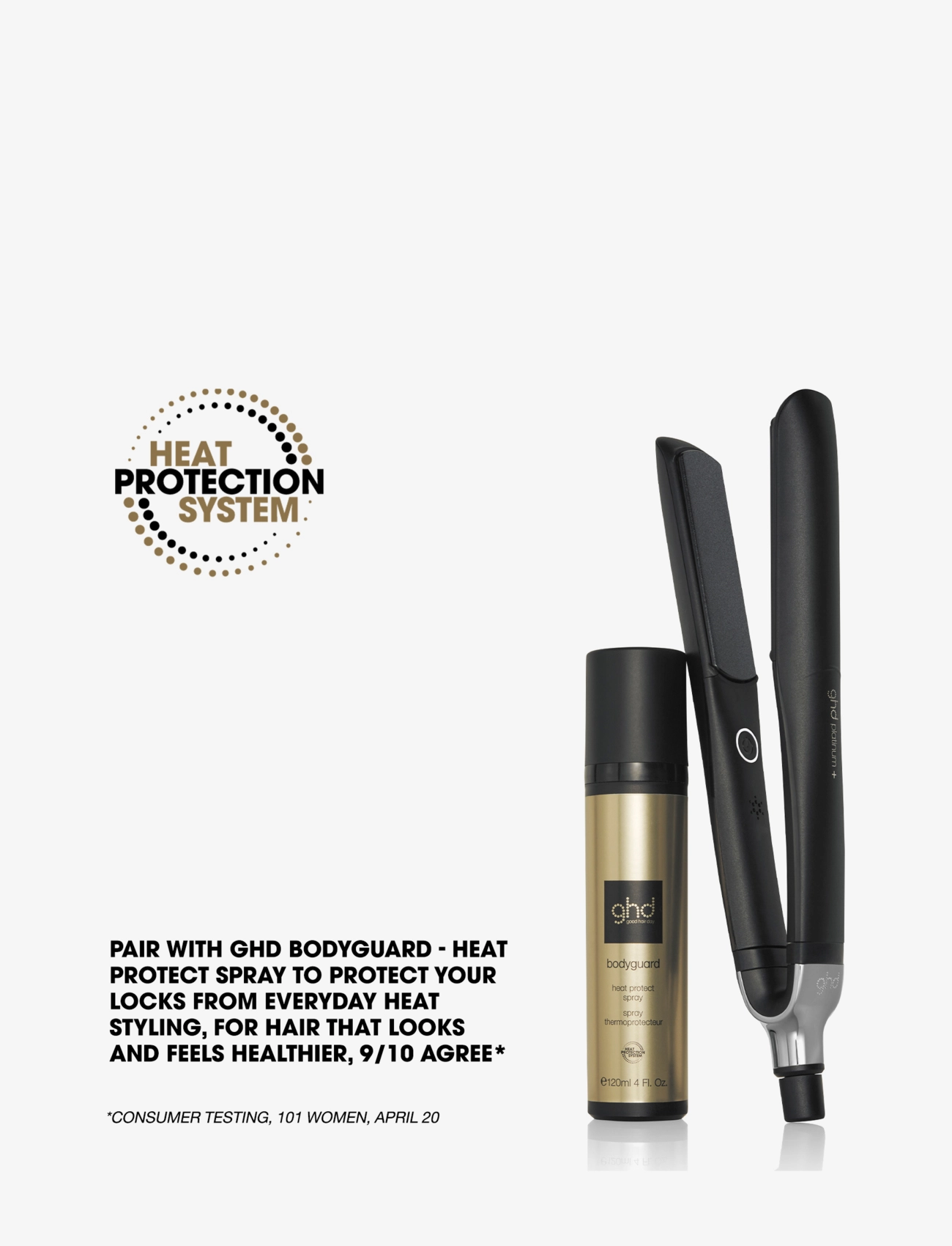 ghd - ghd Platinum+ Hair Straightener Black - rettetang - black - 4