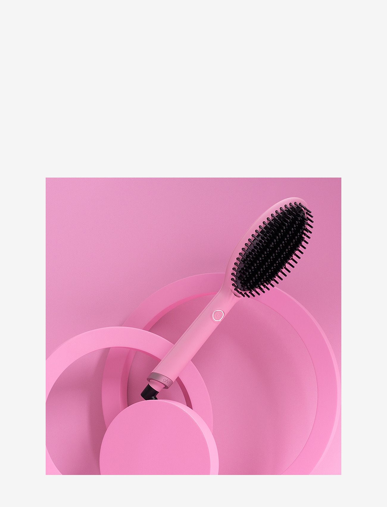 ghd - ghd Glide Smoothening Hot Brush Pink Limited Edition - värmeborste - pink - 3