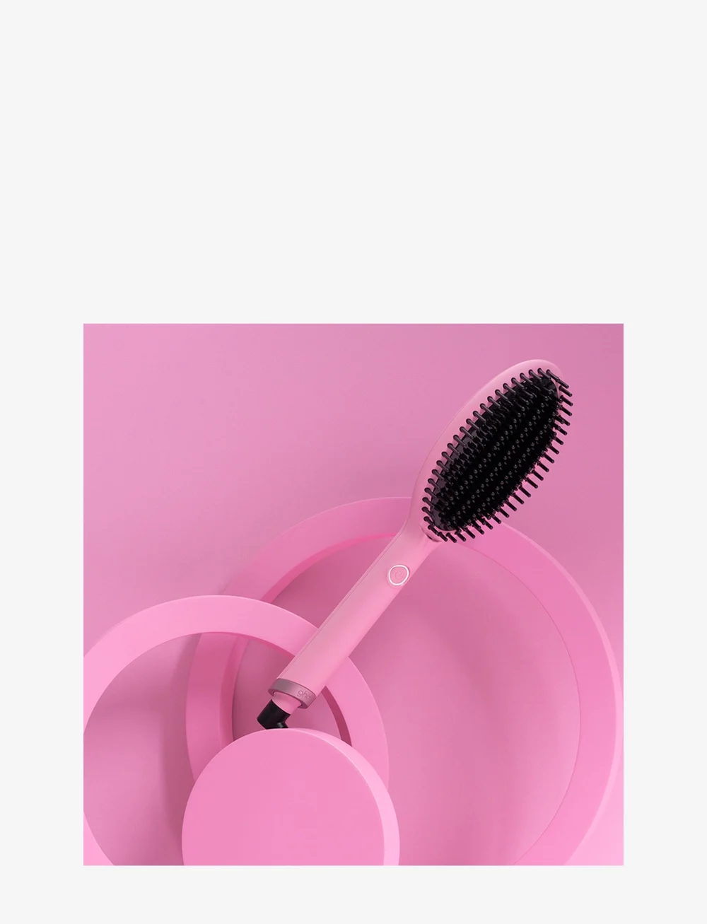 ghd - ghd Glide Smoothening Hot Brush Pink Limited Edition - föönharjad - pink - 3