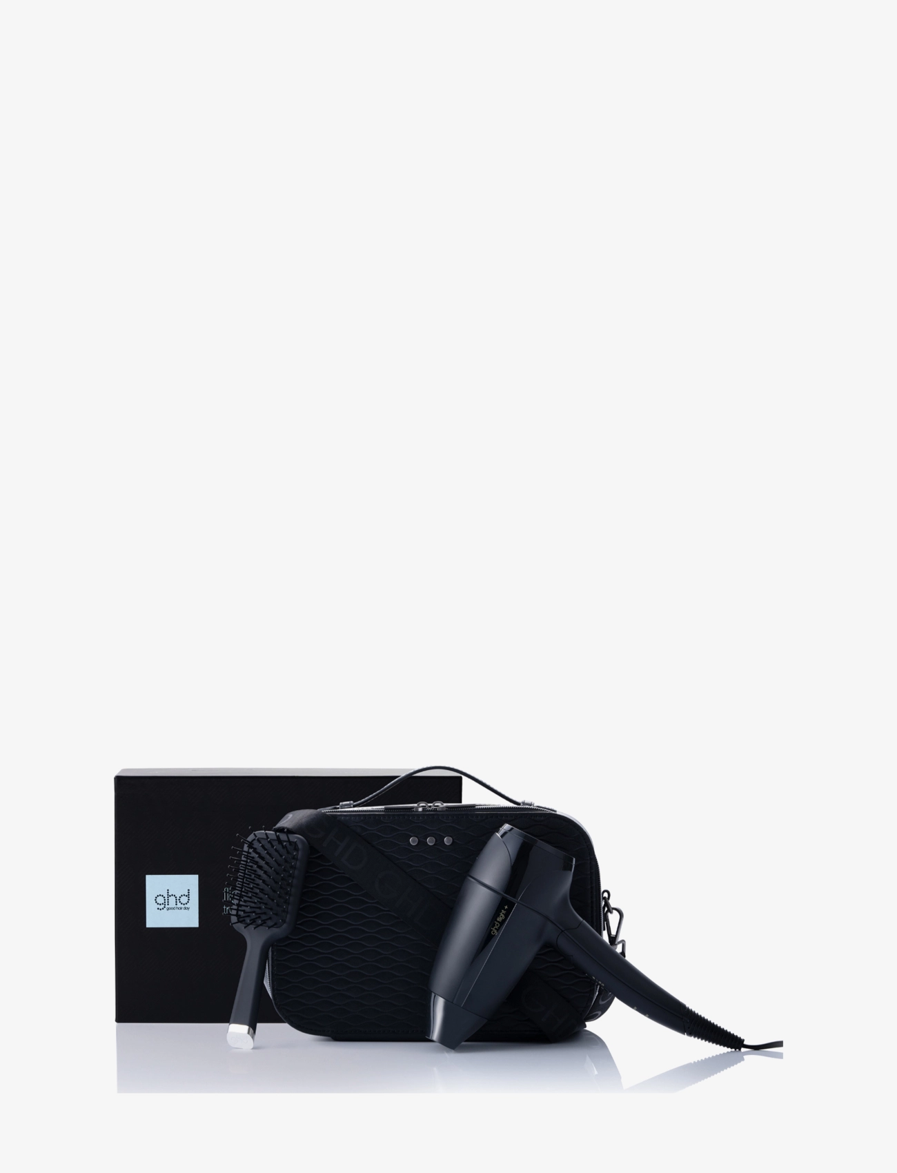 ghd - ghd Flight+ Christmas Gift Set - Travel Hair Dryer - black - 2