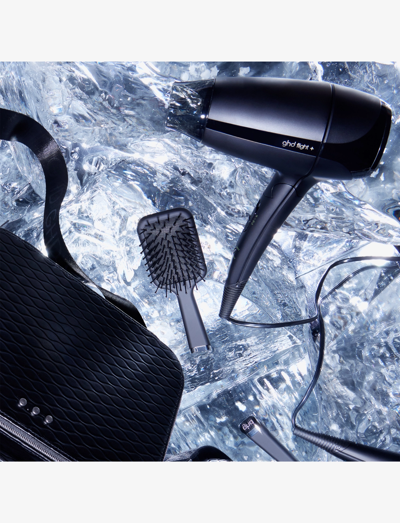 ghd - ghd Flight+ Christmas Gift Set - Travel Hair Dryer - black - 5