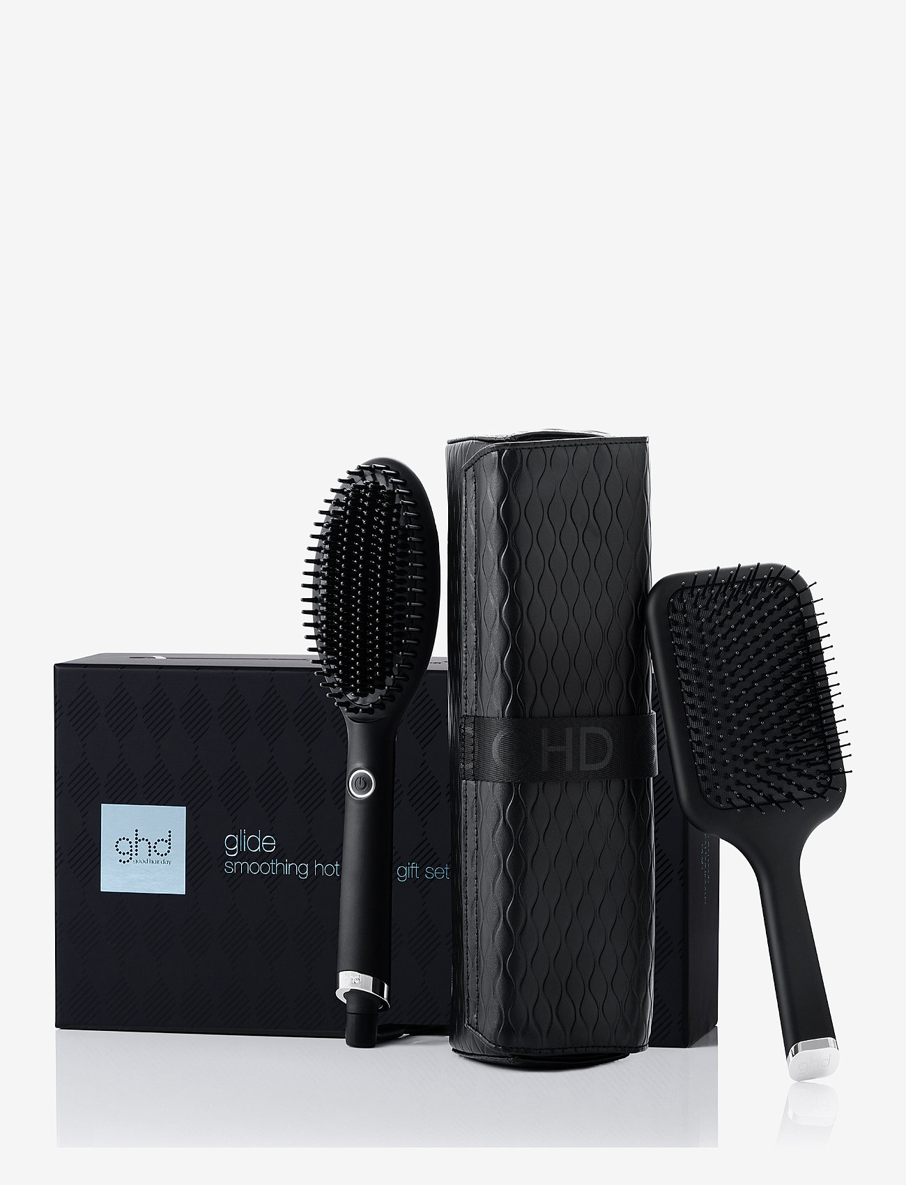 ghd - ghd Glide Gift Set - Smoothing Hot Brush - above 500kr - black - 2
