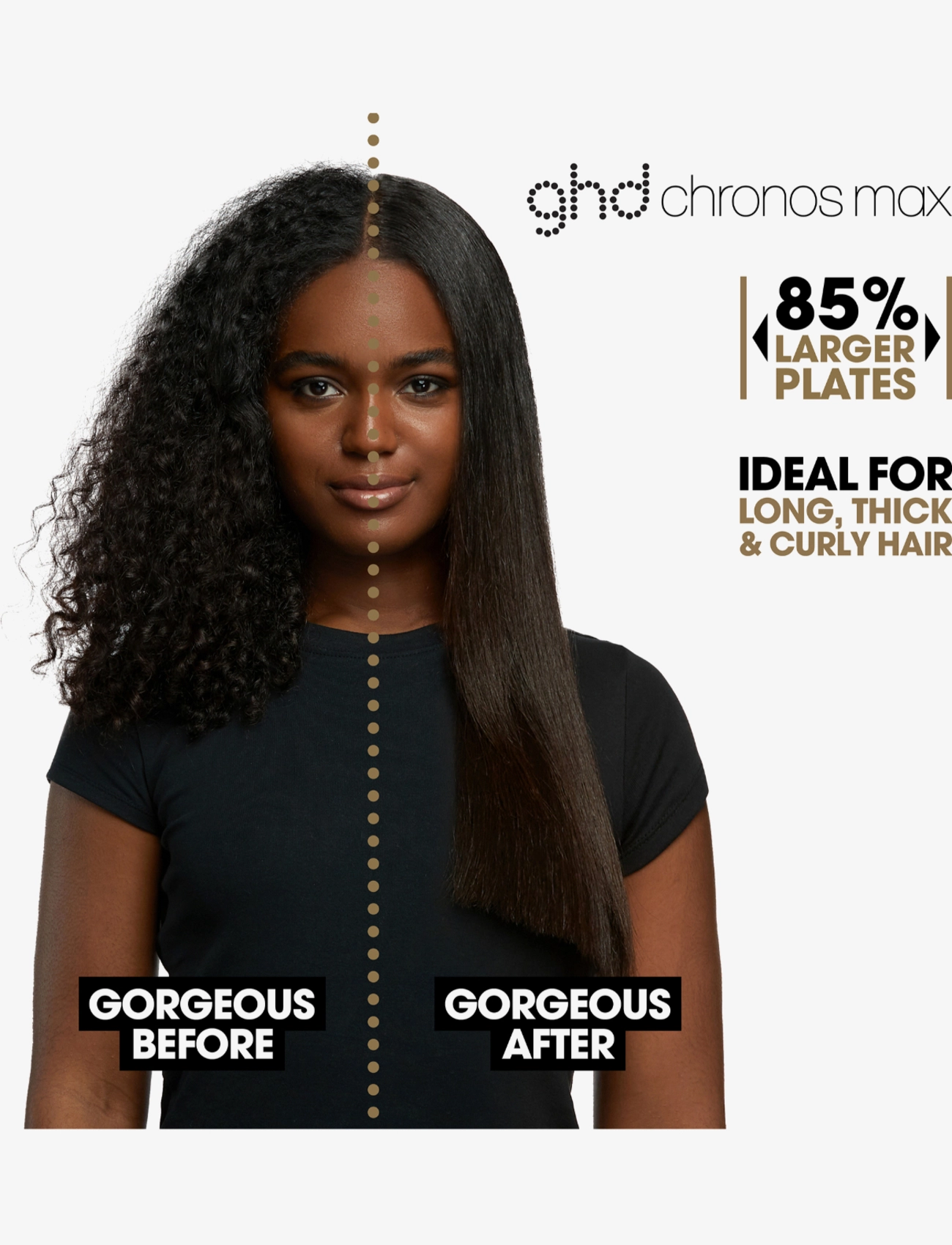 ghd - ghd Chronos Max - Wide Plate Hair Straightener White - sirgendajad - white - 1