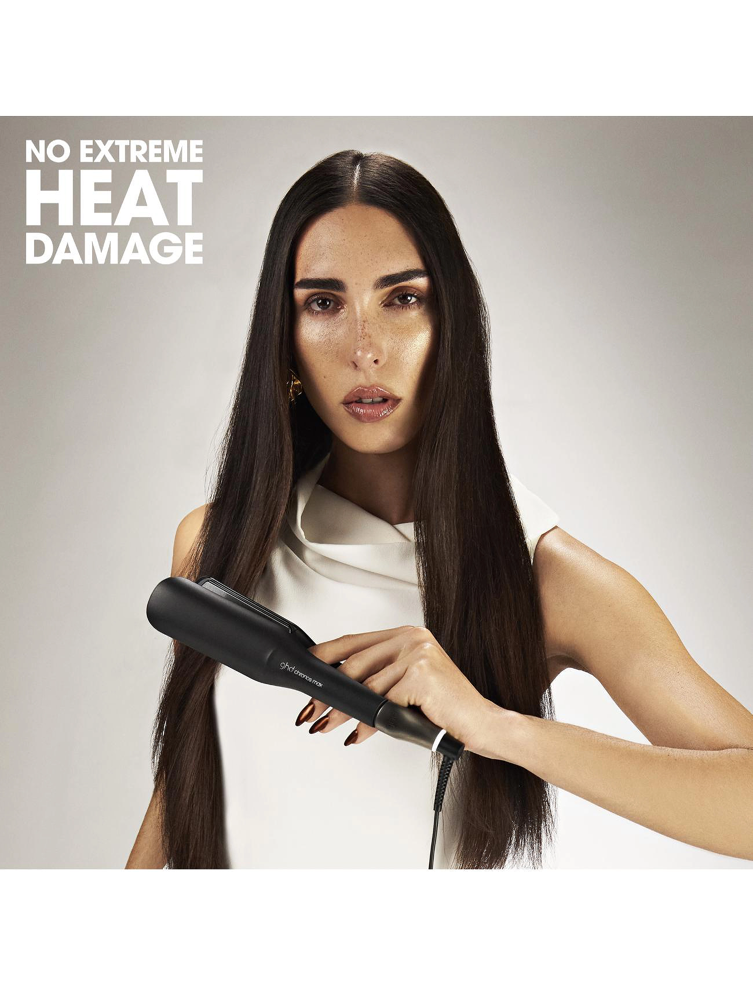 ghd - ghd Chronos Max - Wide Plate Hair Straightener Black - tiesintuvai - black - 5