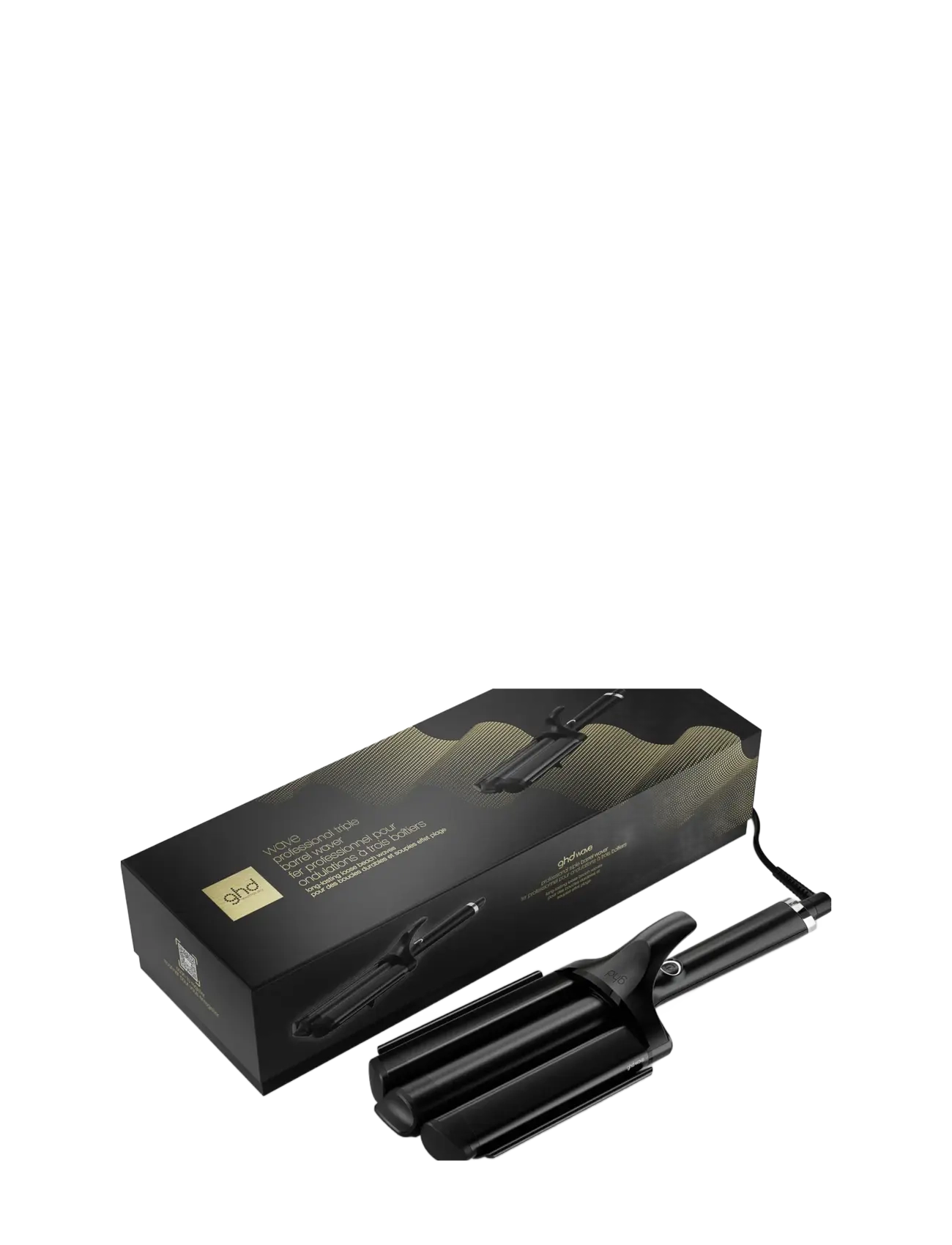 ghd ghd Wave - Professional Triple Barrel Waver - Plaukams - BLACK / clear