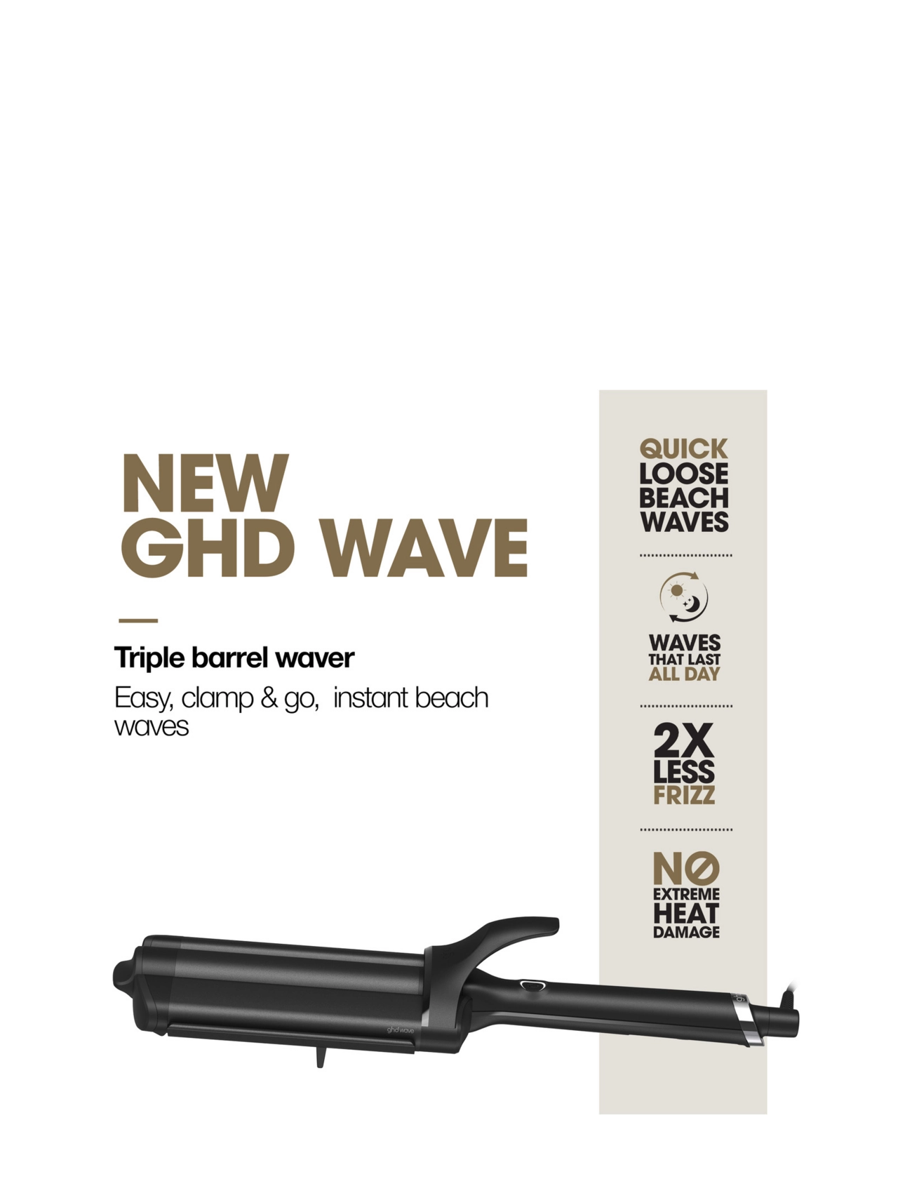 ghd - ghd Wave - Professional Triple Barrel Waver - lokitangid - black - 2